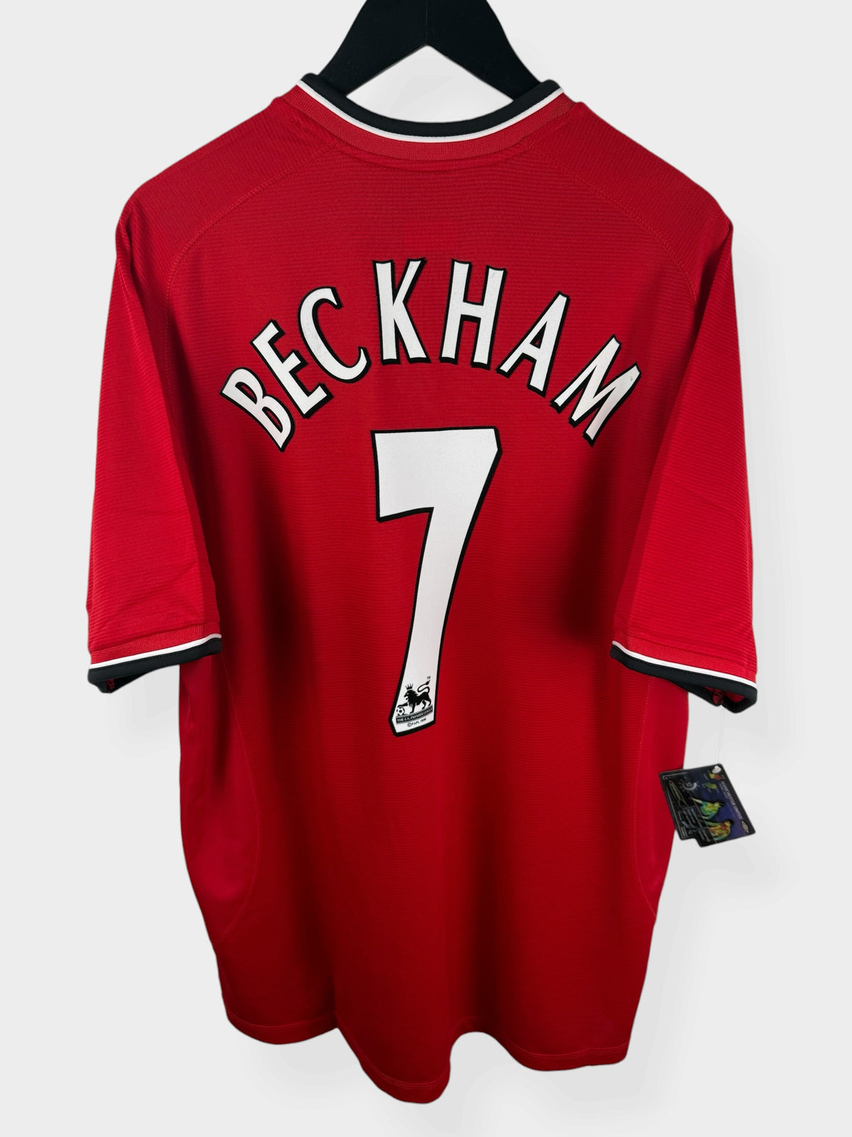 2000-02 MANCHESTER UNITED HOME SHIRT BECKHAM #7 XL - Authentic Football Club