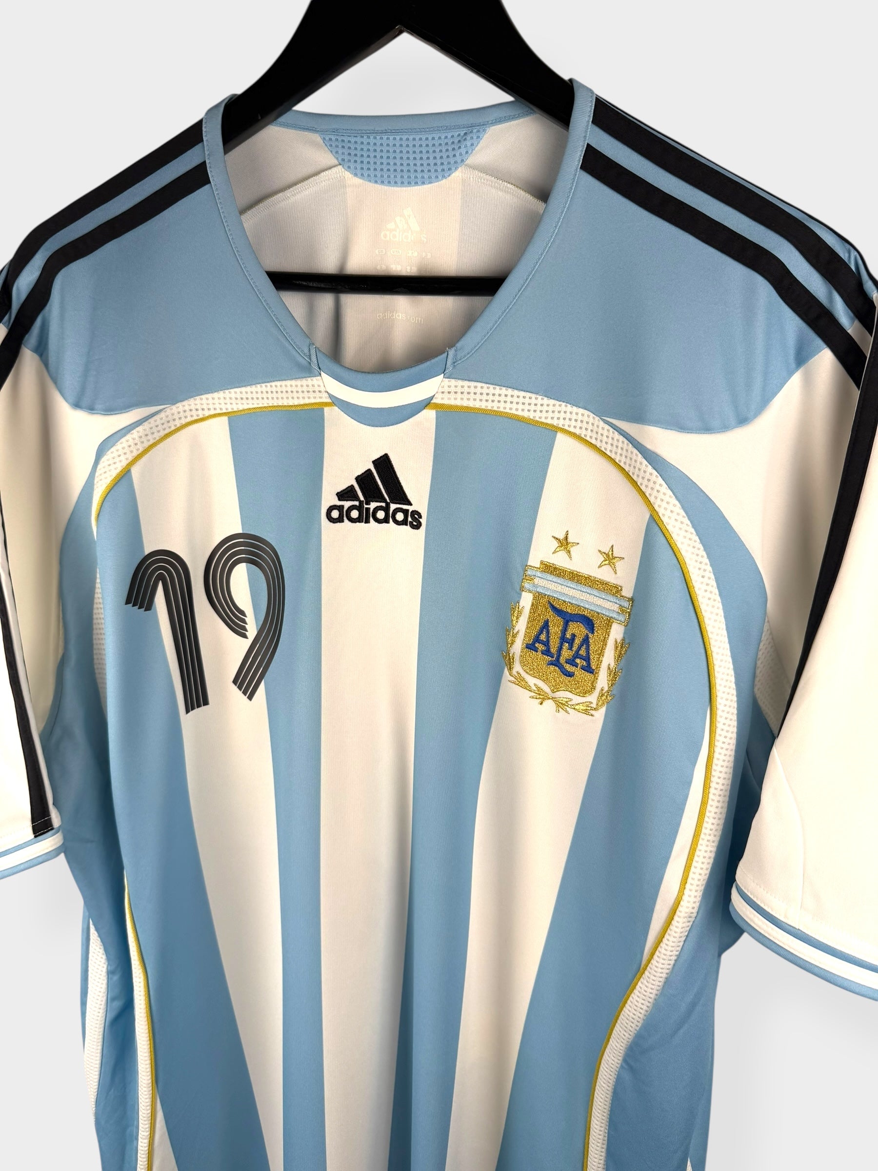 2006-08 ARGENTINIË THUISSHIRT MESSI #19 XL
