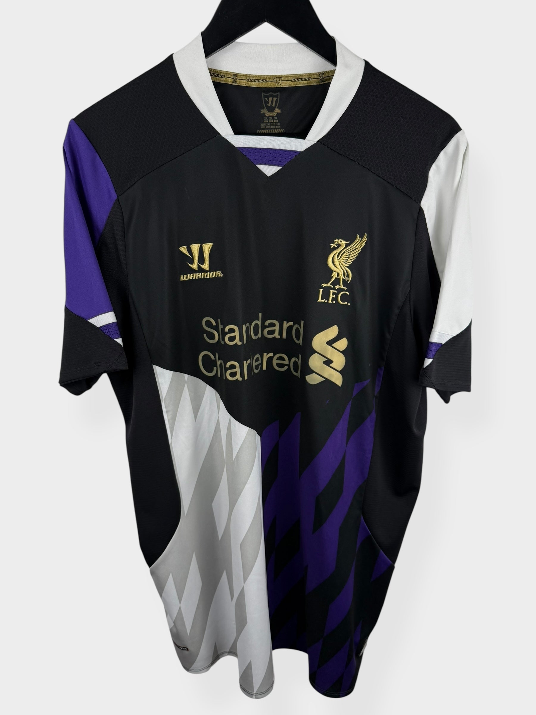 希少 2013 2014 Liverpool third Warrior 2013-14 LIVERPOOL THIRD SHIRT XL