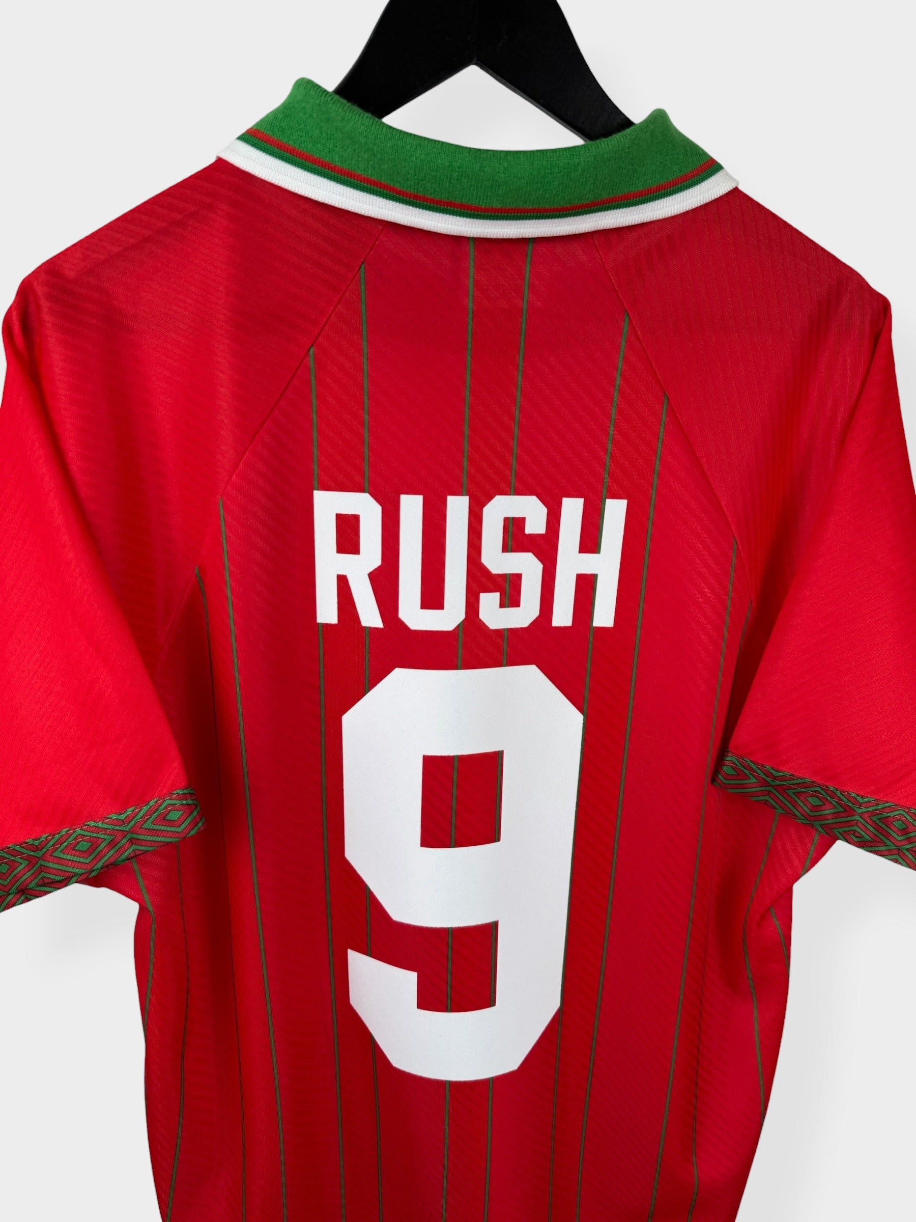 MAILLOT DOMICILE DU PAYS DE GALLES 1994-96 RUSH #9 L