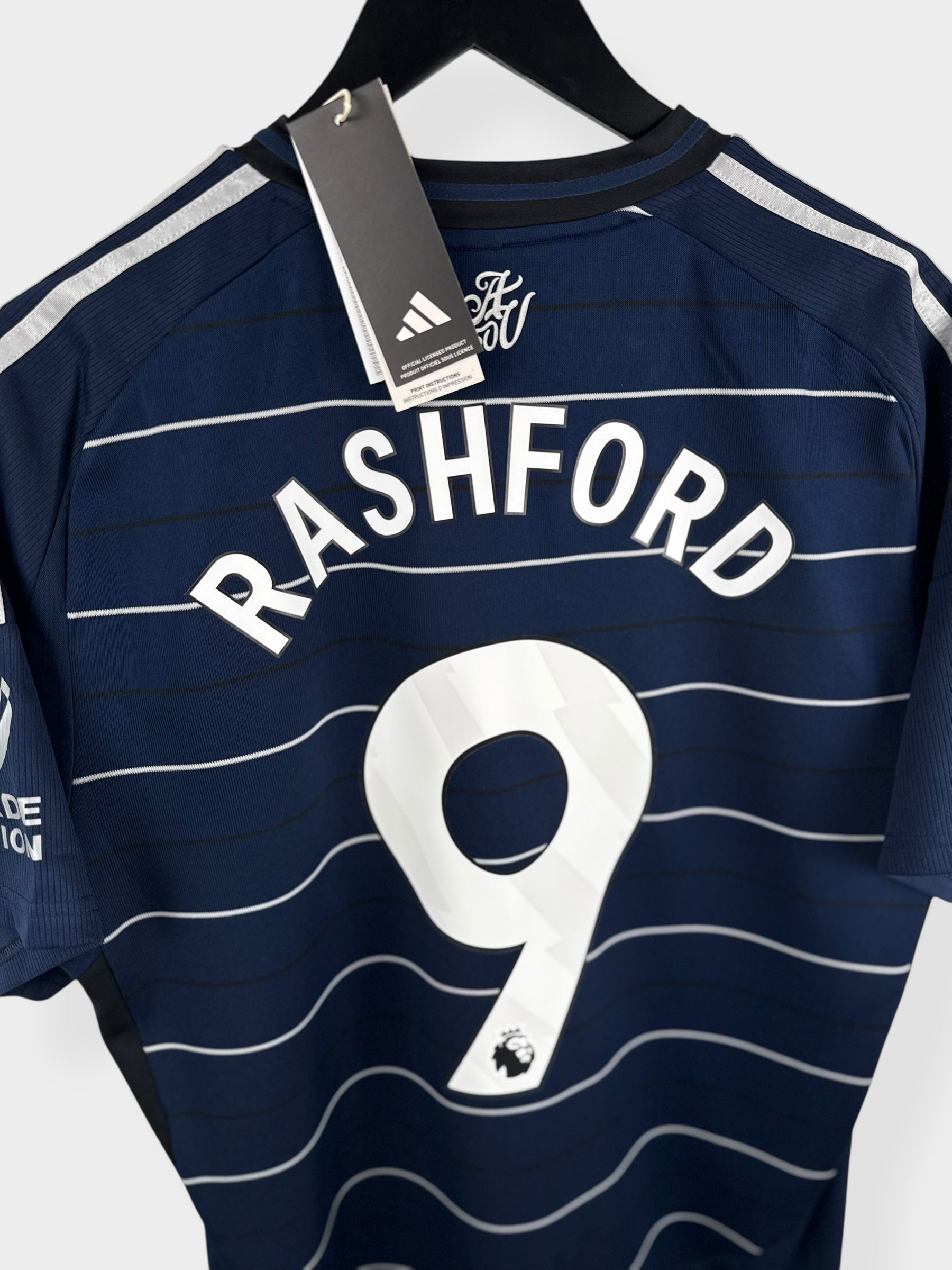 2024-25 ASTON VILLA THIRD SHIRT RASHFORD #9 XL - Authentic Football Club