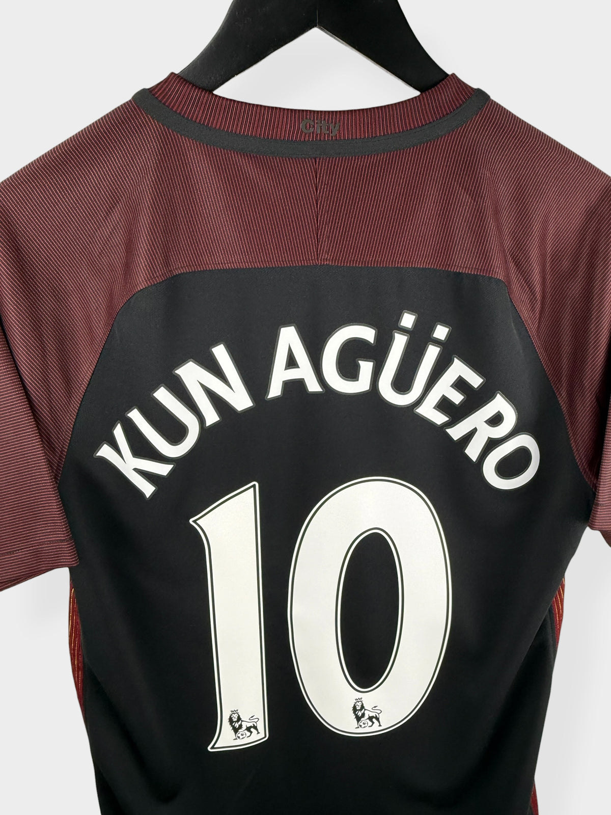2016-17 MANCHESTER CITY AUSWÄRTSTRIKOT KUN AGUERO #10 S