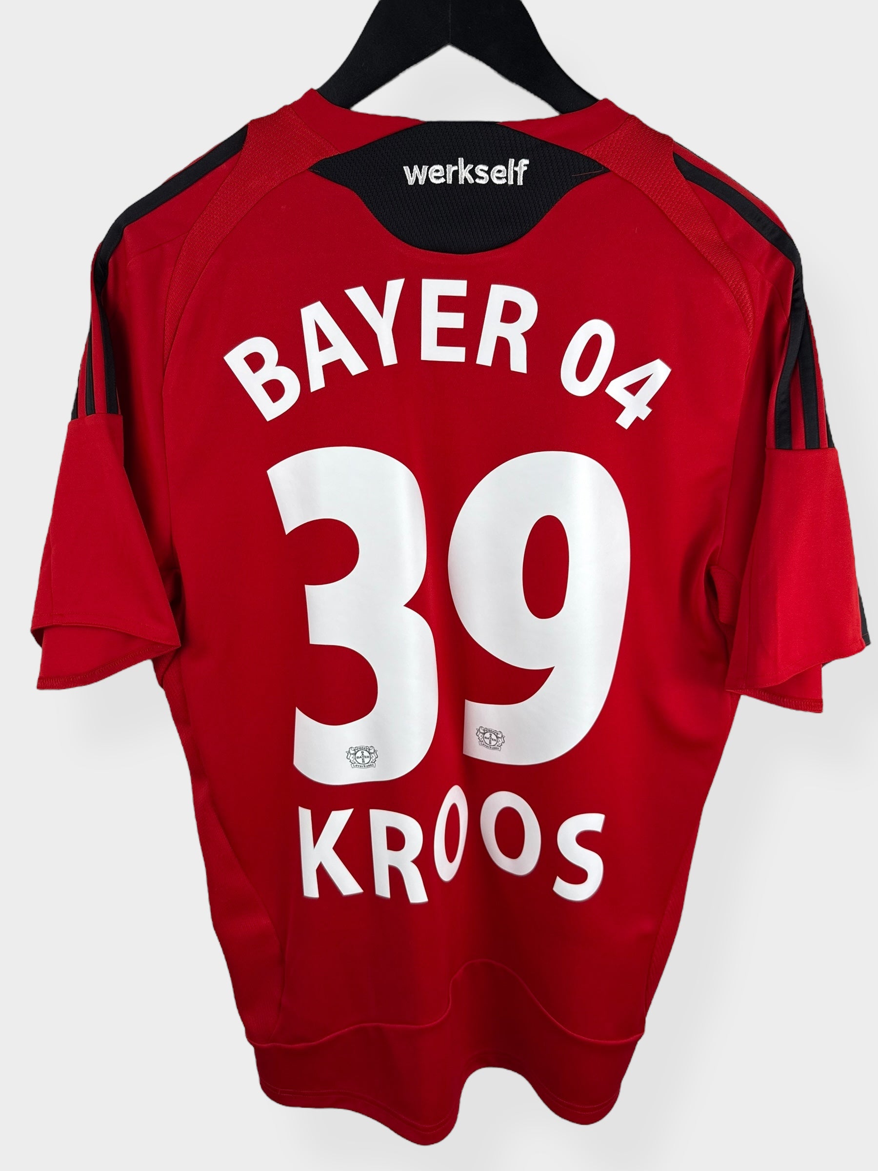 2008-09 BAYER LEVERKUSEN HOME SHIRT KROOS #39 M - Authentic Football Club