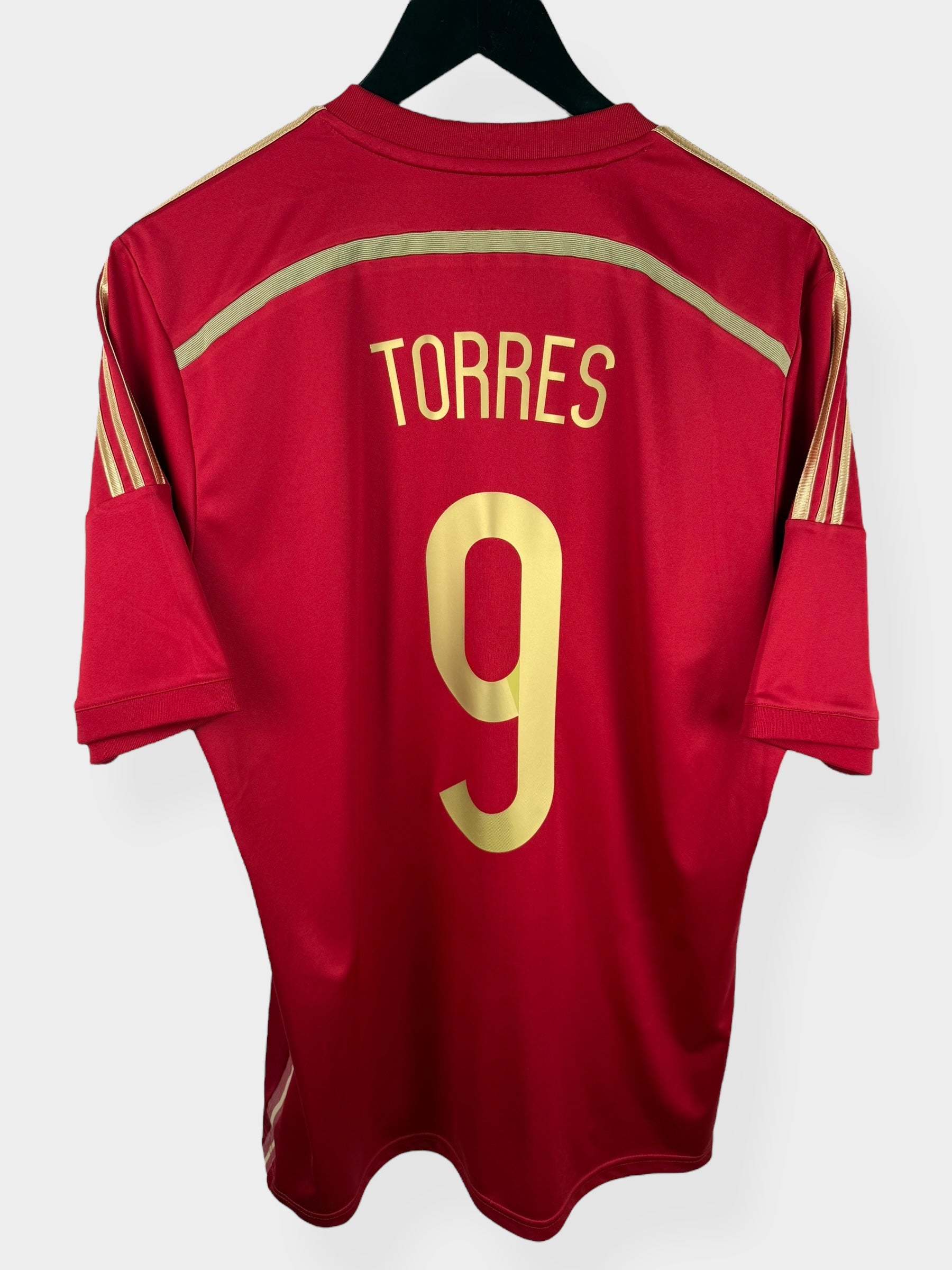 2014-15 SPAIN HOME SHIRT TORRES #9 L