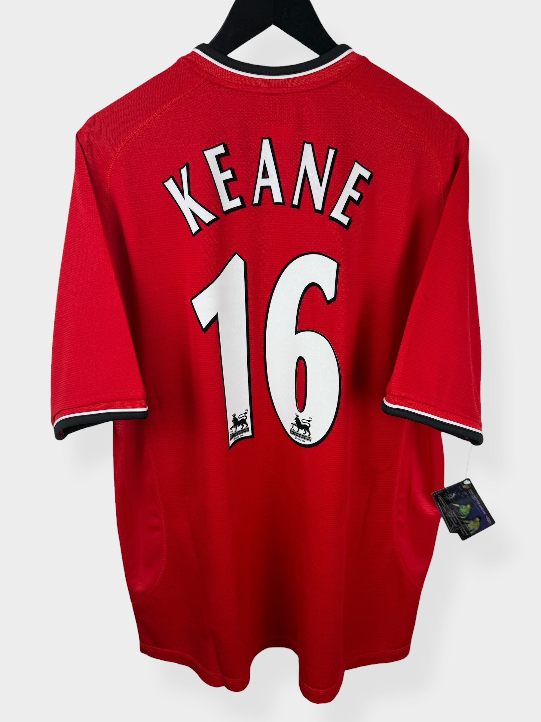 2000-02 MANCHESTER UNITED HOME SHIRT KEANE #16 XL