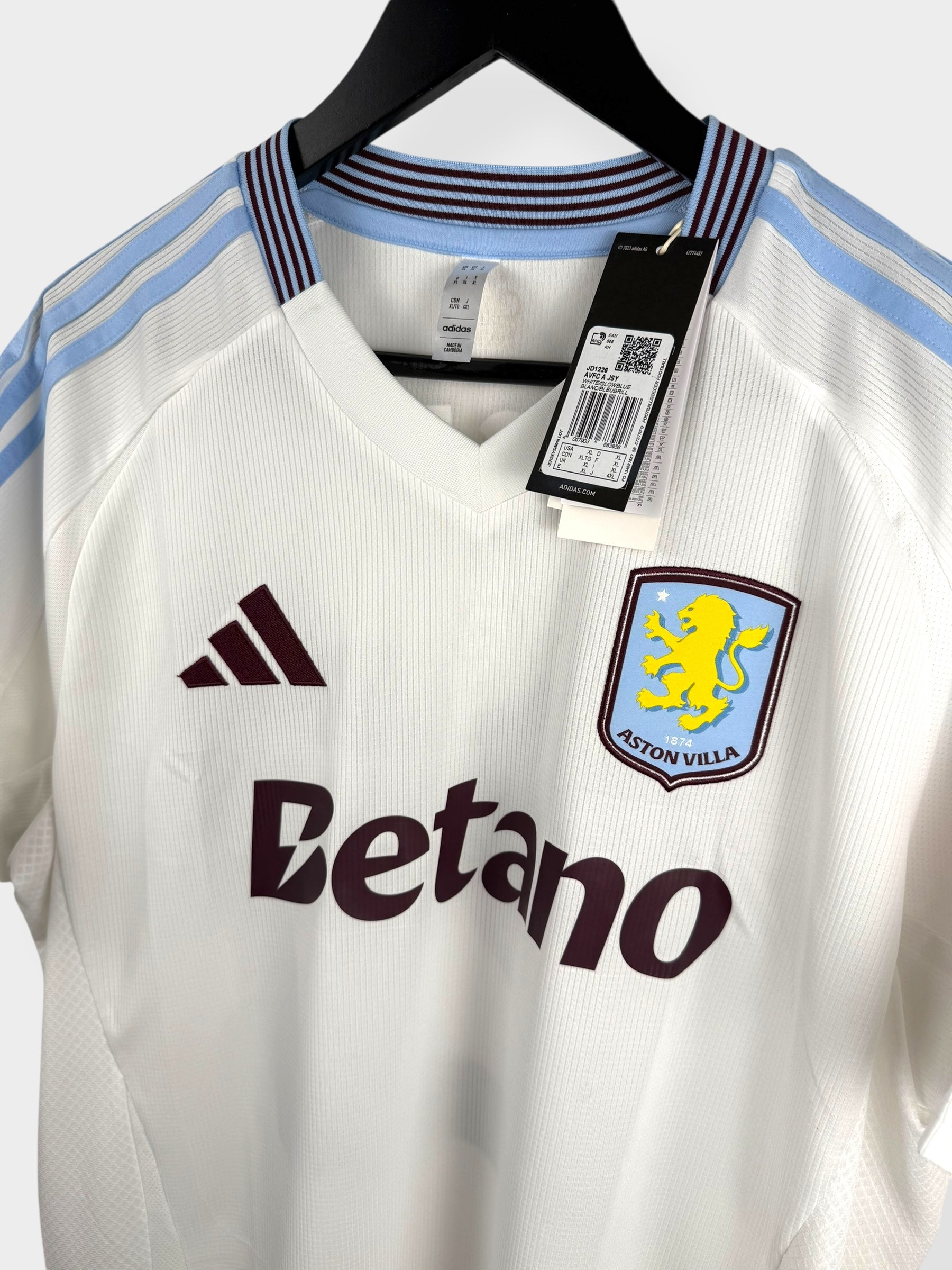 2024-25 ASTON VILLA AWAY SHIRT ROGERS #27 XL