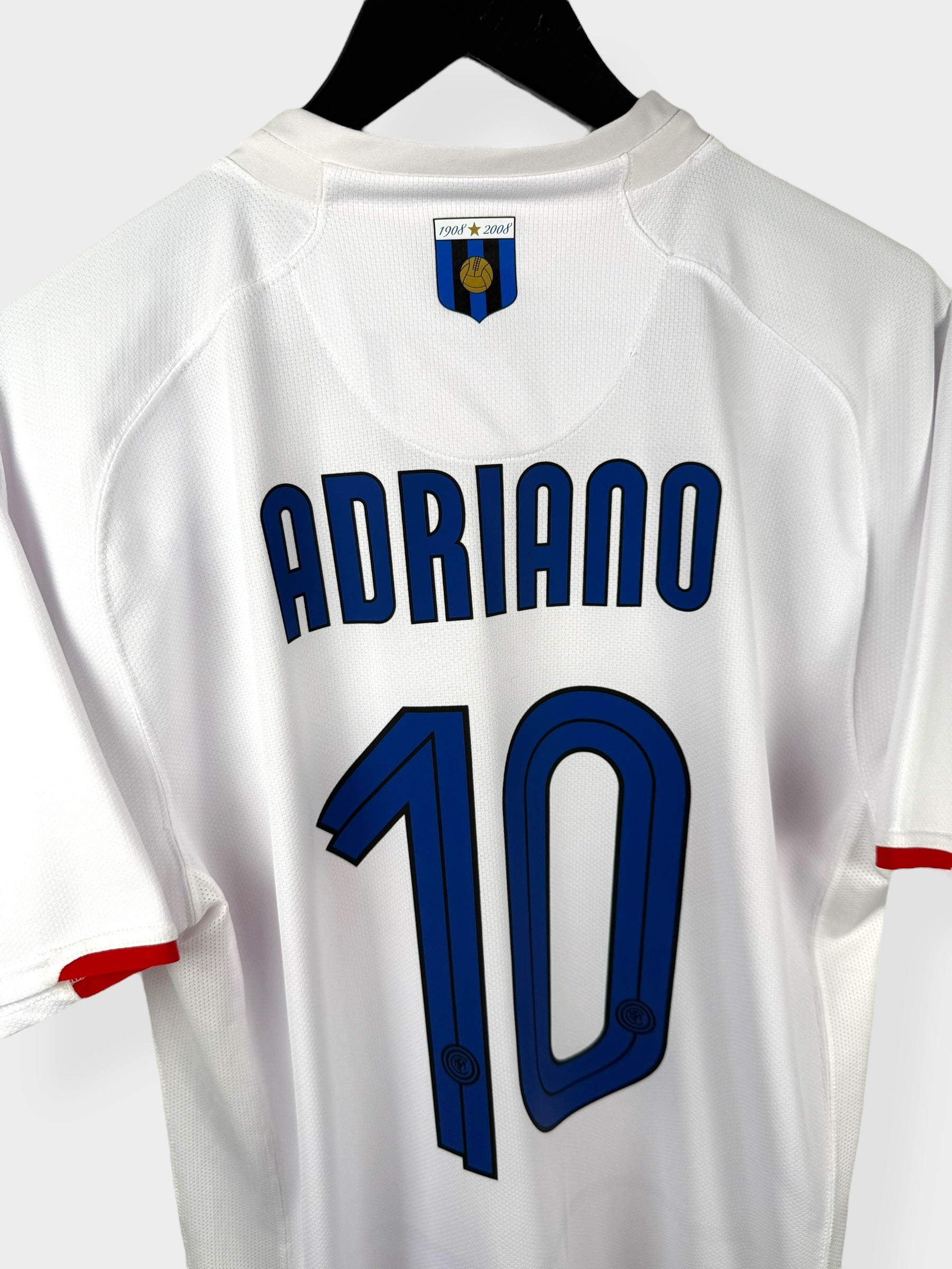 2007-08 INTER MILAN AWAY SHIRT ADRIANO #10 L - Authentic Football Club