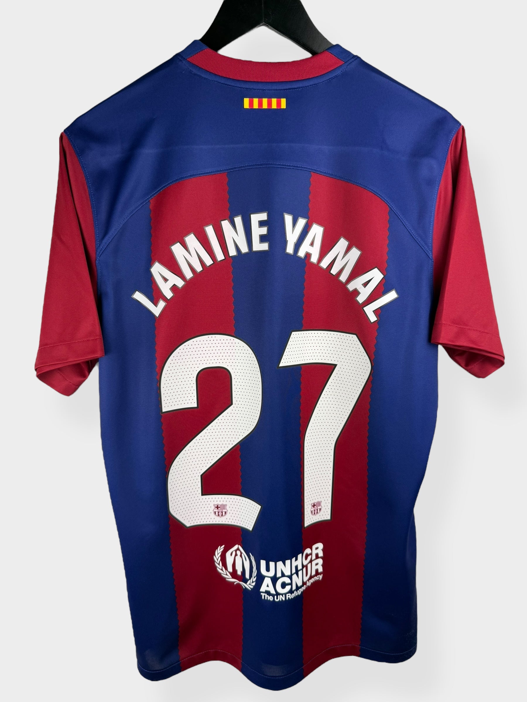 2023-24 BARCELONA HOME SHIRT LAMINE YAMAL #27 M
