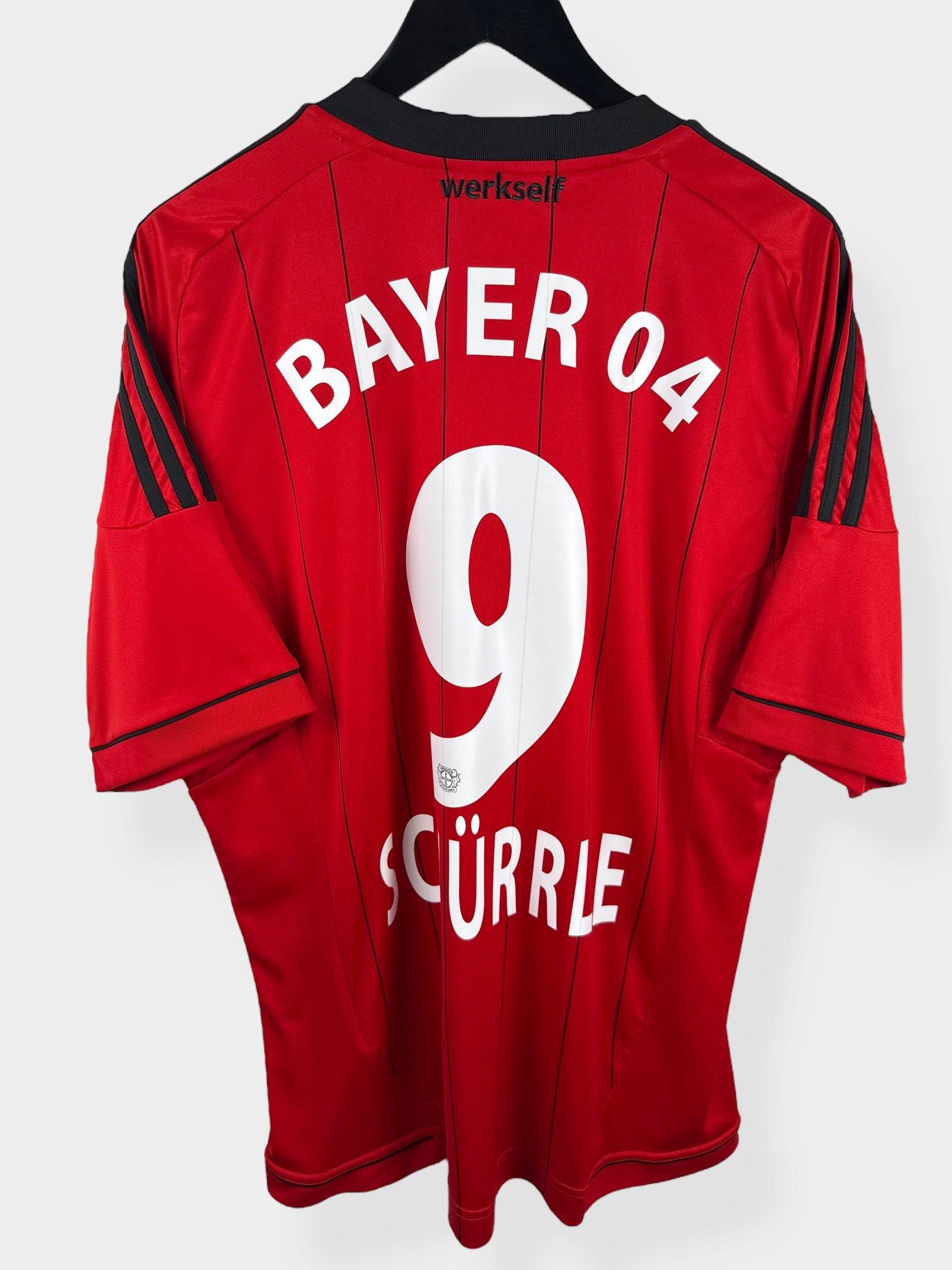 2012-13 BAYER LEVERKUSEN HOME SHIRT SCHÜRLE #9 XL - Authentic Football Club