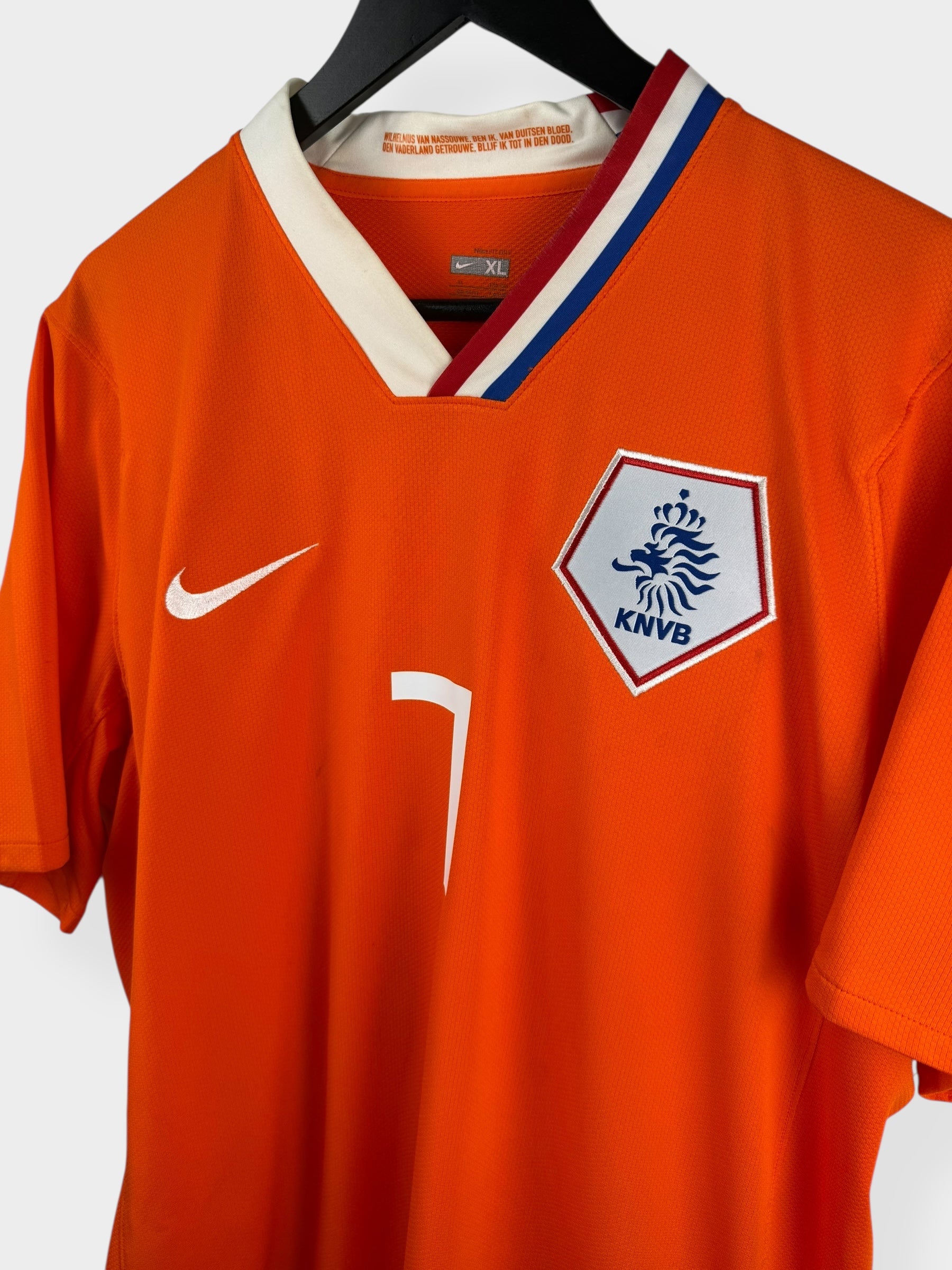2008-10 NETHERLANDS HOME SHIRT V. PERSIE #7 XL - Authentic Football Club