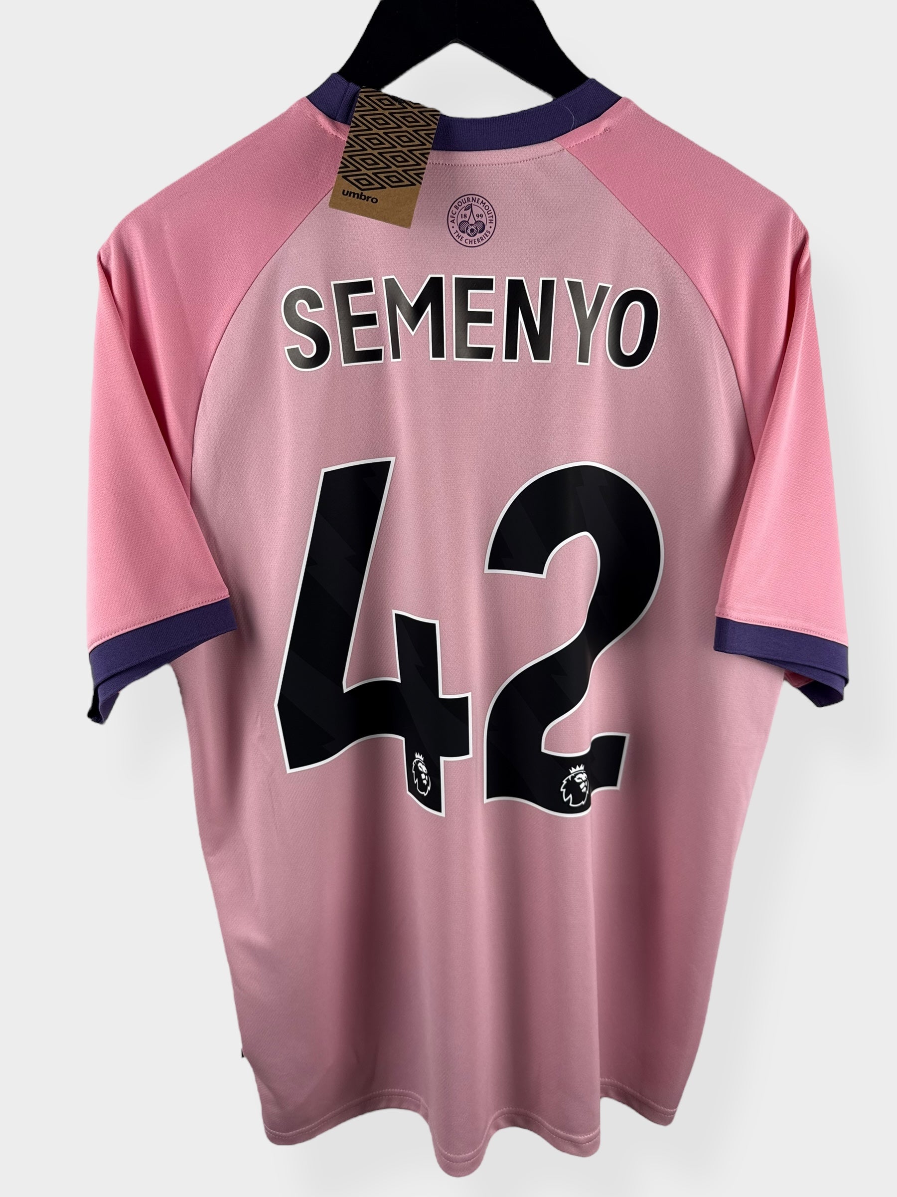 2025-26 BOURNEMOUTH THIRD SHIRT SEMENYO #42 L