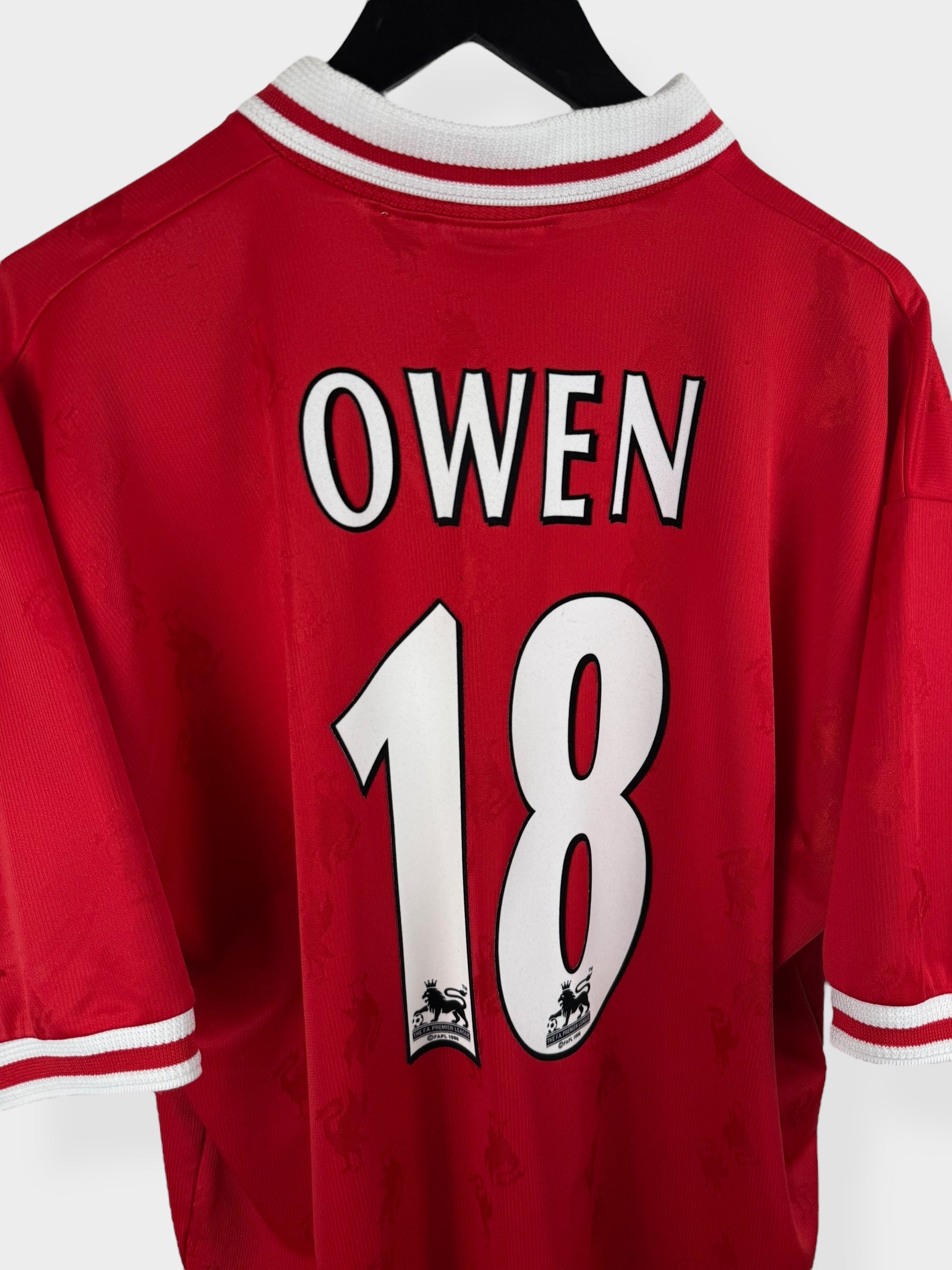 MAILLOT DOMICILE LIVERPOOL 1996-98 OWEN #18 XL