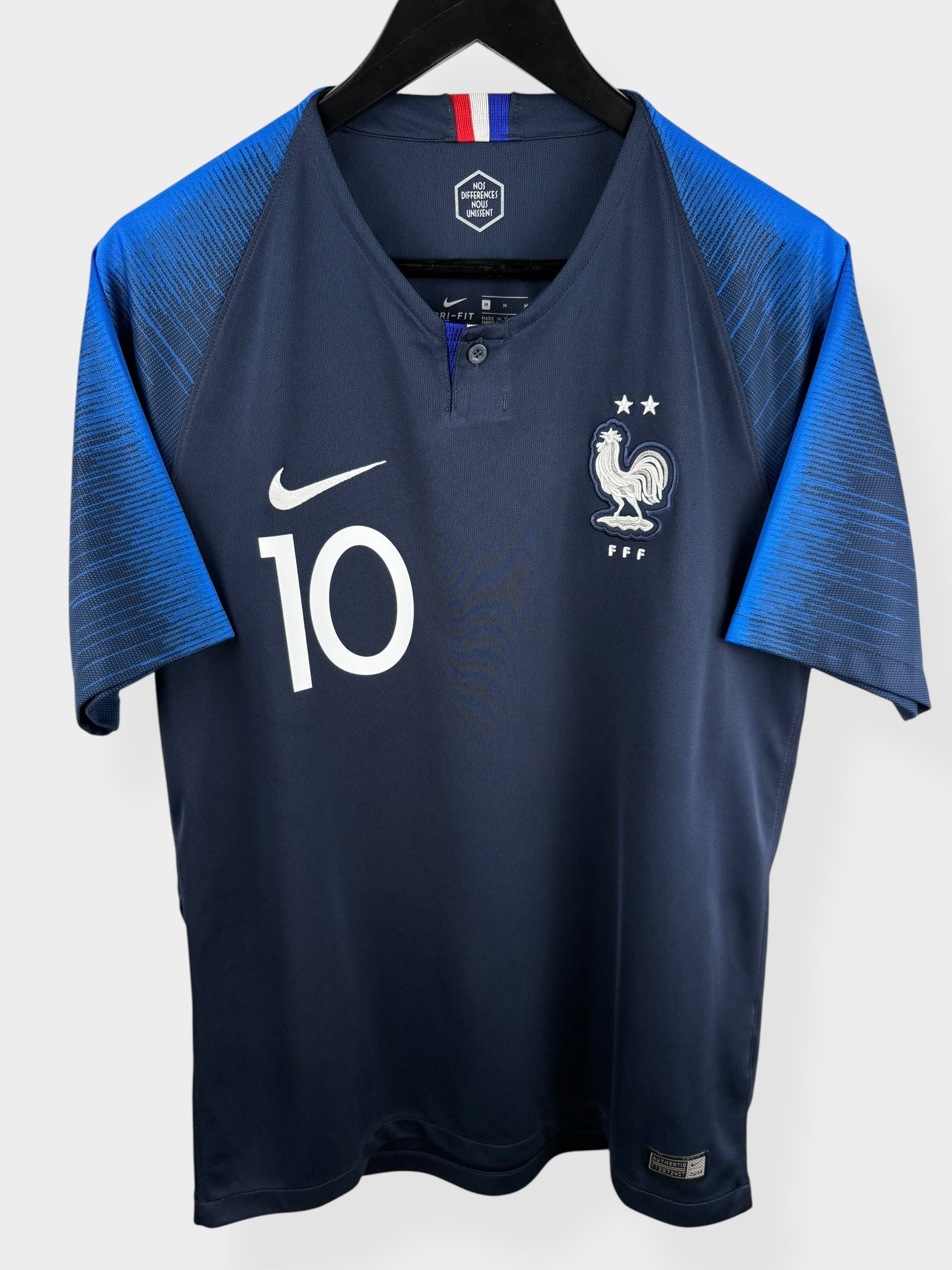 2018-19 FRANCE HOME SHIRT MBAPPE #10 M - Authentic Football Club