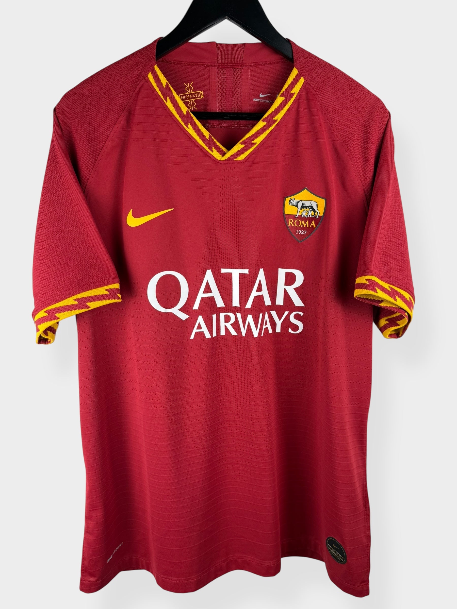 2019-20 AS ROMA MATCH ISSUE HOME SHIRT KLUIVERT #99 XL
