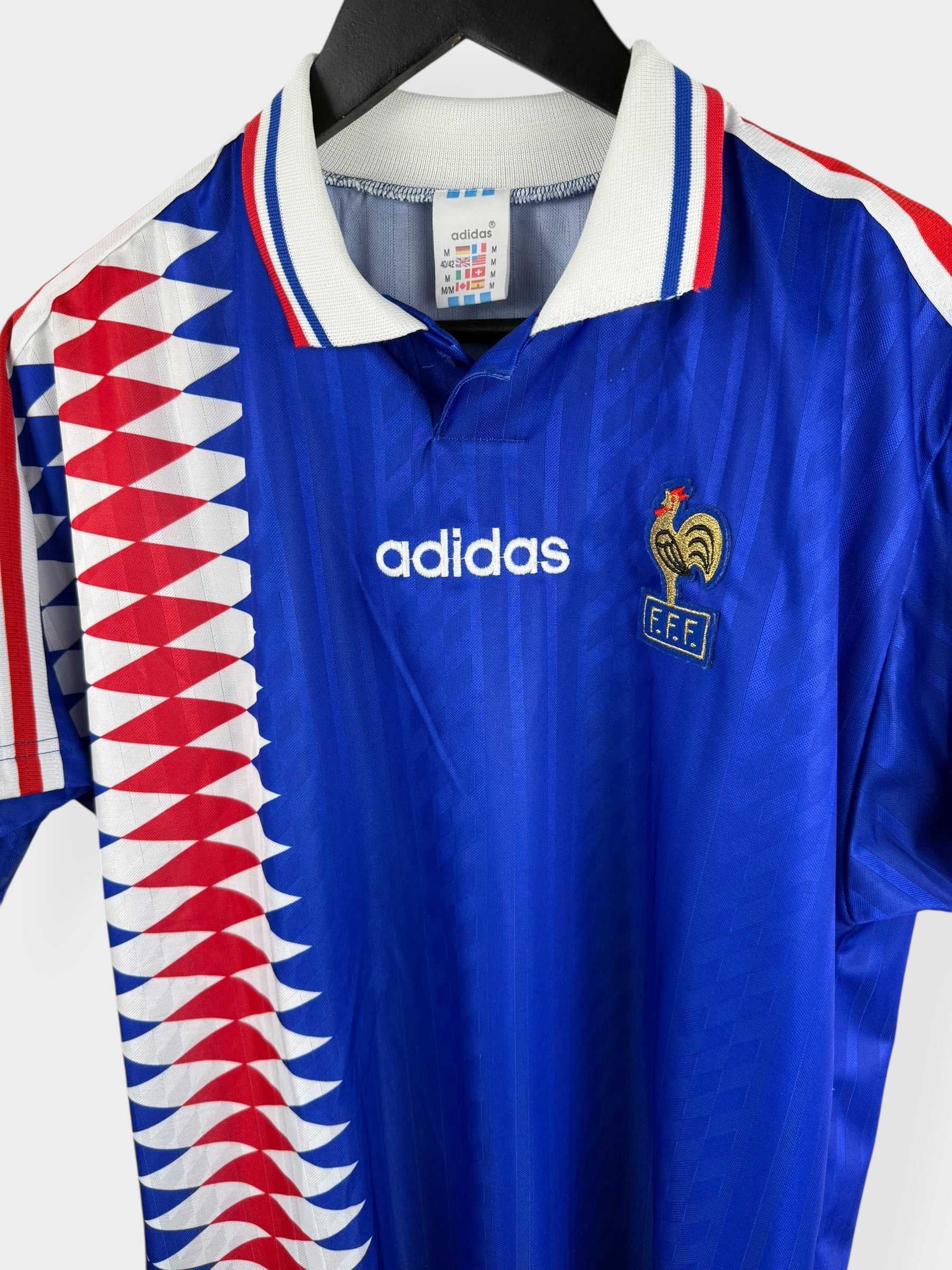 1994-96 FRANCE HOME SHIRT M - Authentic Football Club