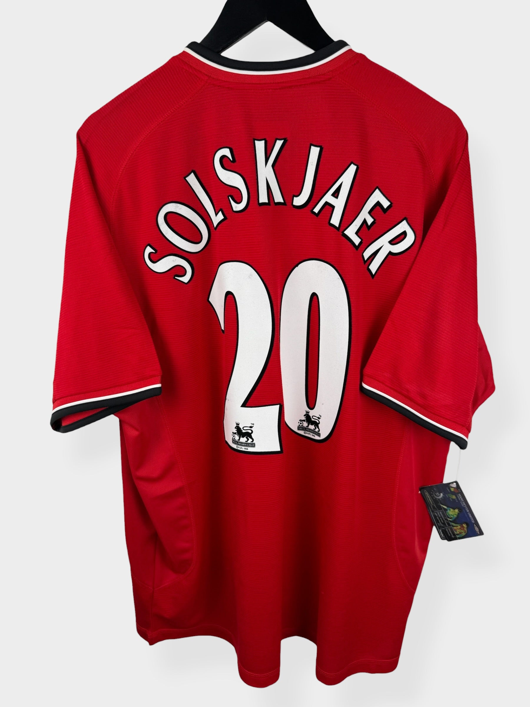 2000-02 MANCHESTER UNITED HEIMTRIKOT SOLSKJAER #20 XL