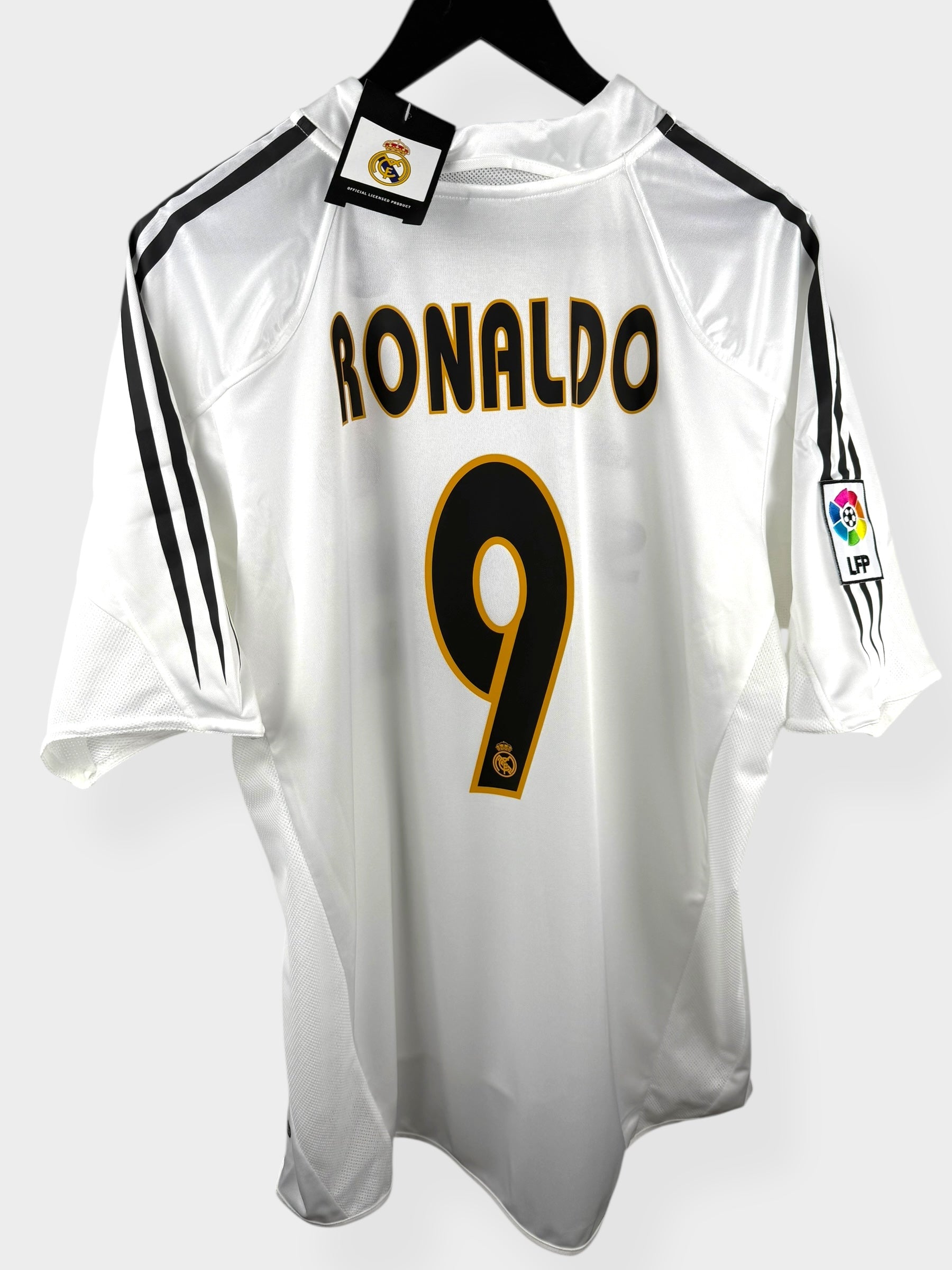 2004-05 REAL MADRID THUISSHIRT RONALDO #9 XL