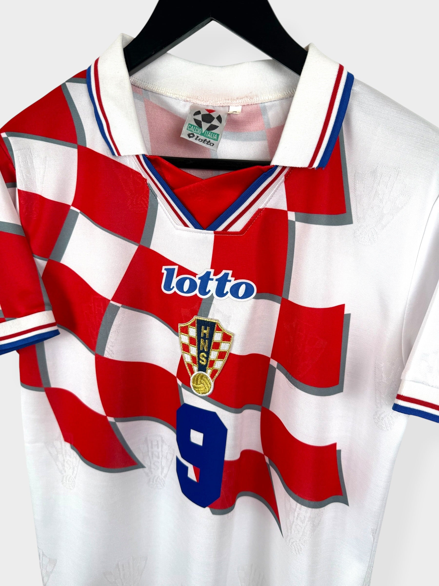 1998-01 KROATIEN HEIMTRIKOT SUKER #9 S