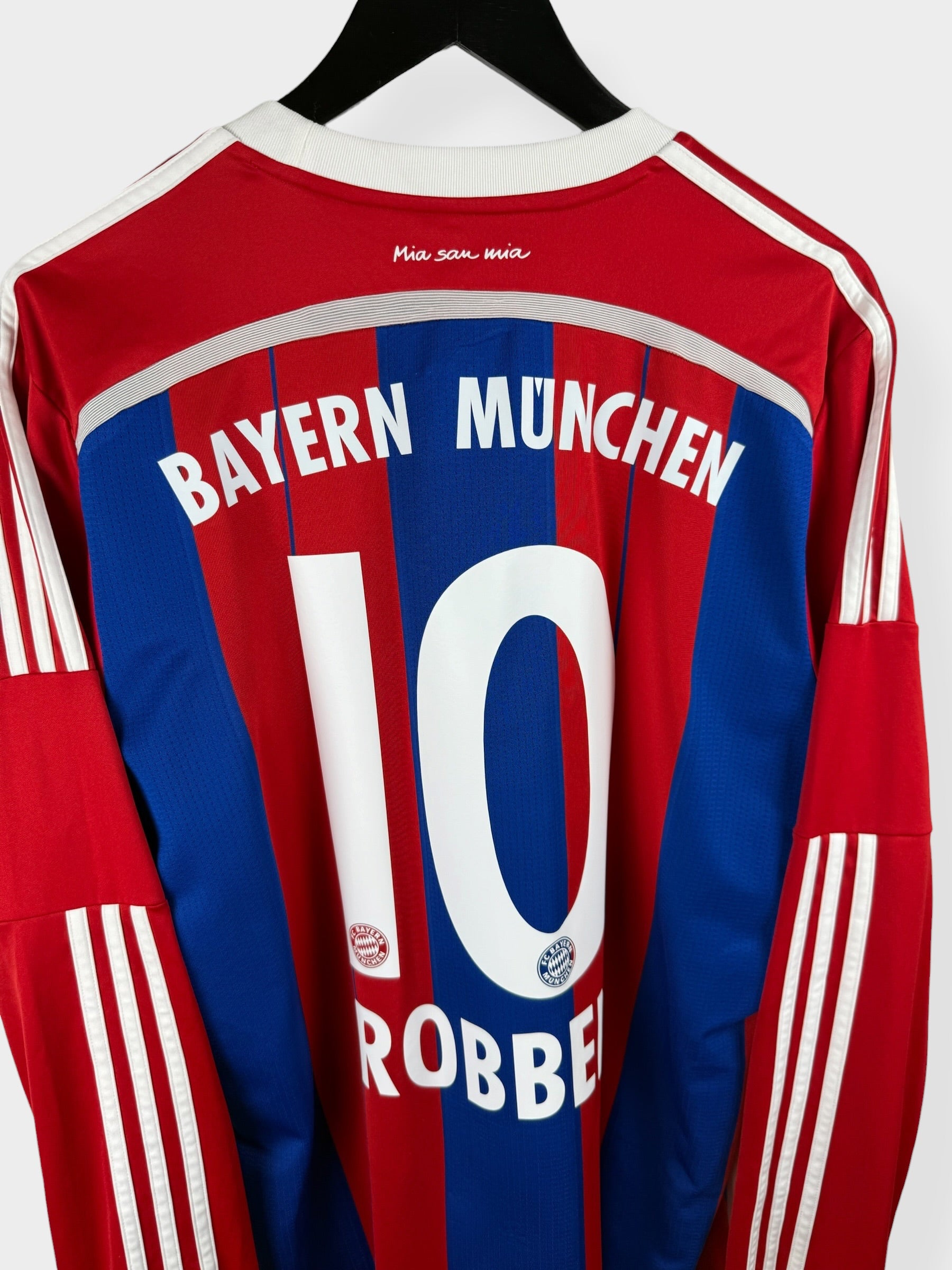 2014-15 BAYERN MUNICH HOME SHIRT LS ROBBEN #10 XL