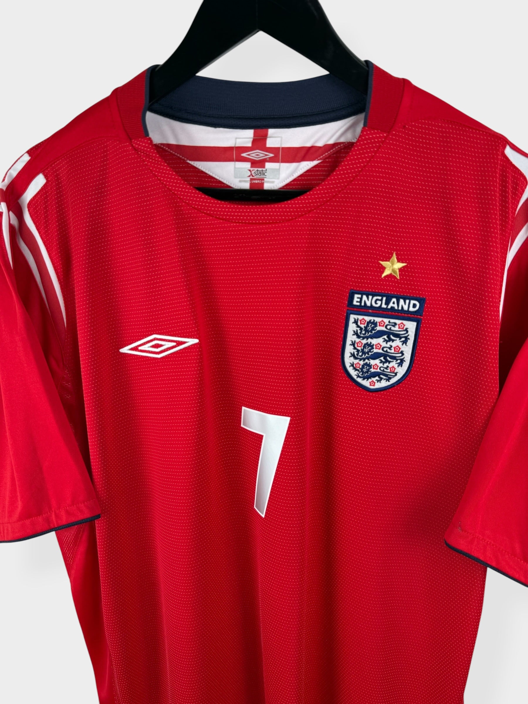 2004-06 ENGLAND AWAY SHIRT BECKHAM #7 XL