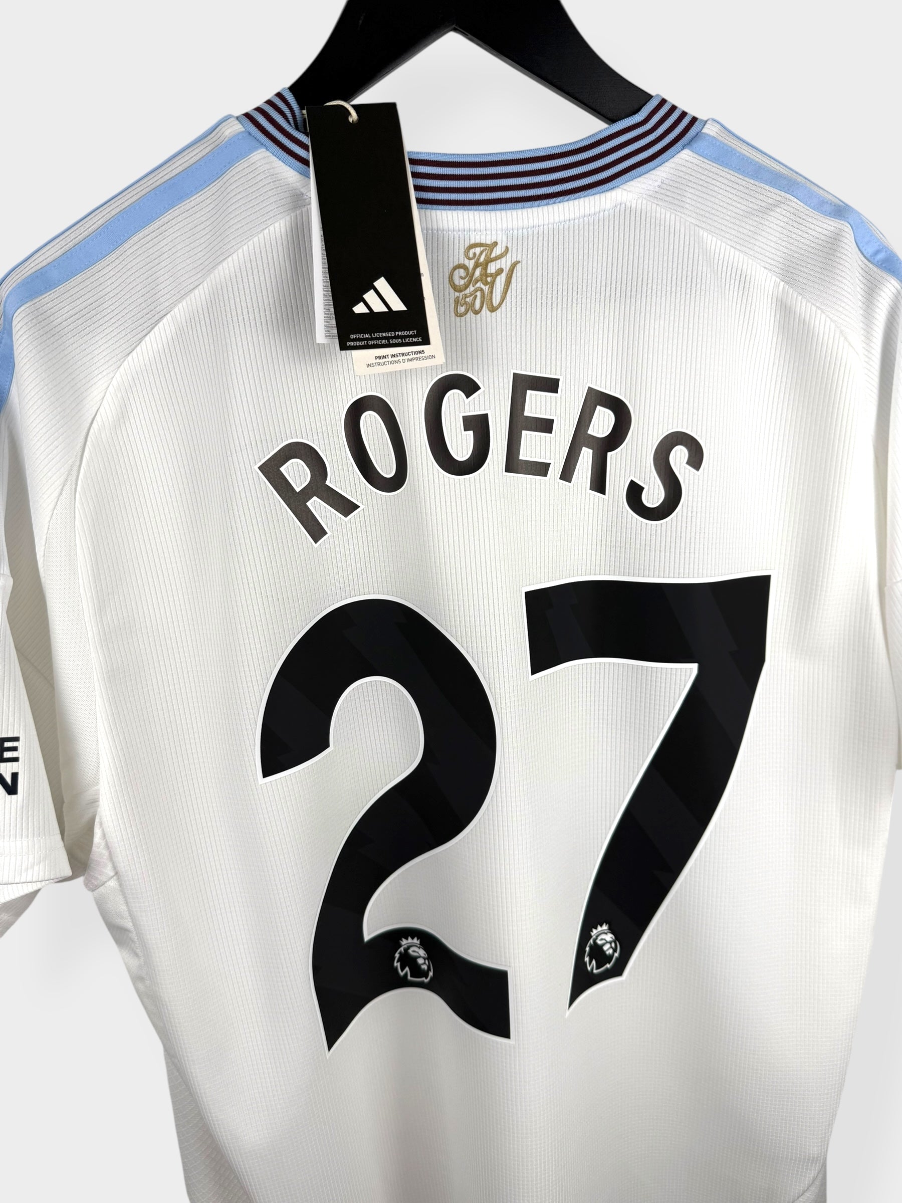 2024-25 ASTON VILLA AWAY SHIRT ROGERS #27 XL