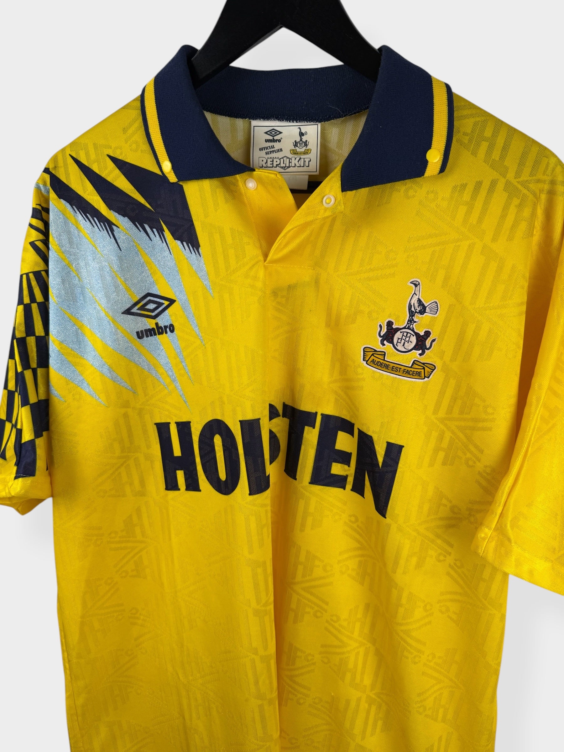 1991-95 TOTTENHAM HOTSPUR AWAY SHIRT L