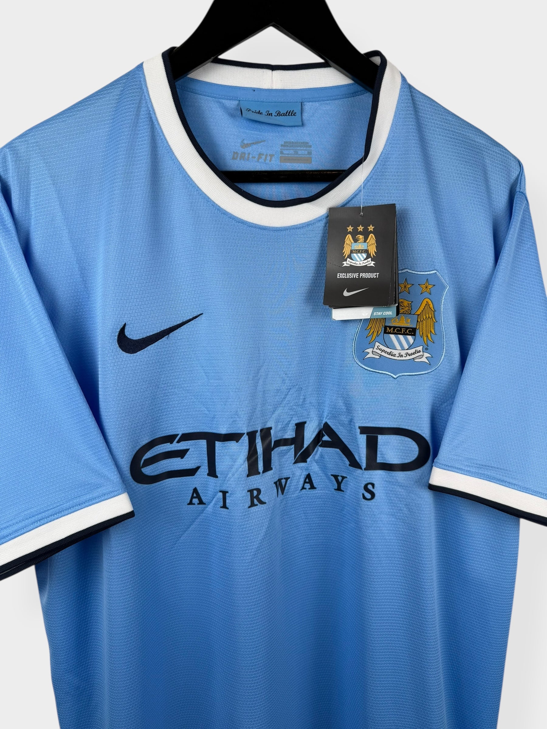 2013-14 MANCHESTER CITY HOME SHIRT XL - Authentic Football Club