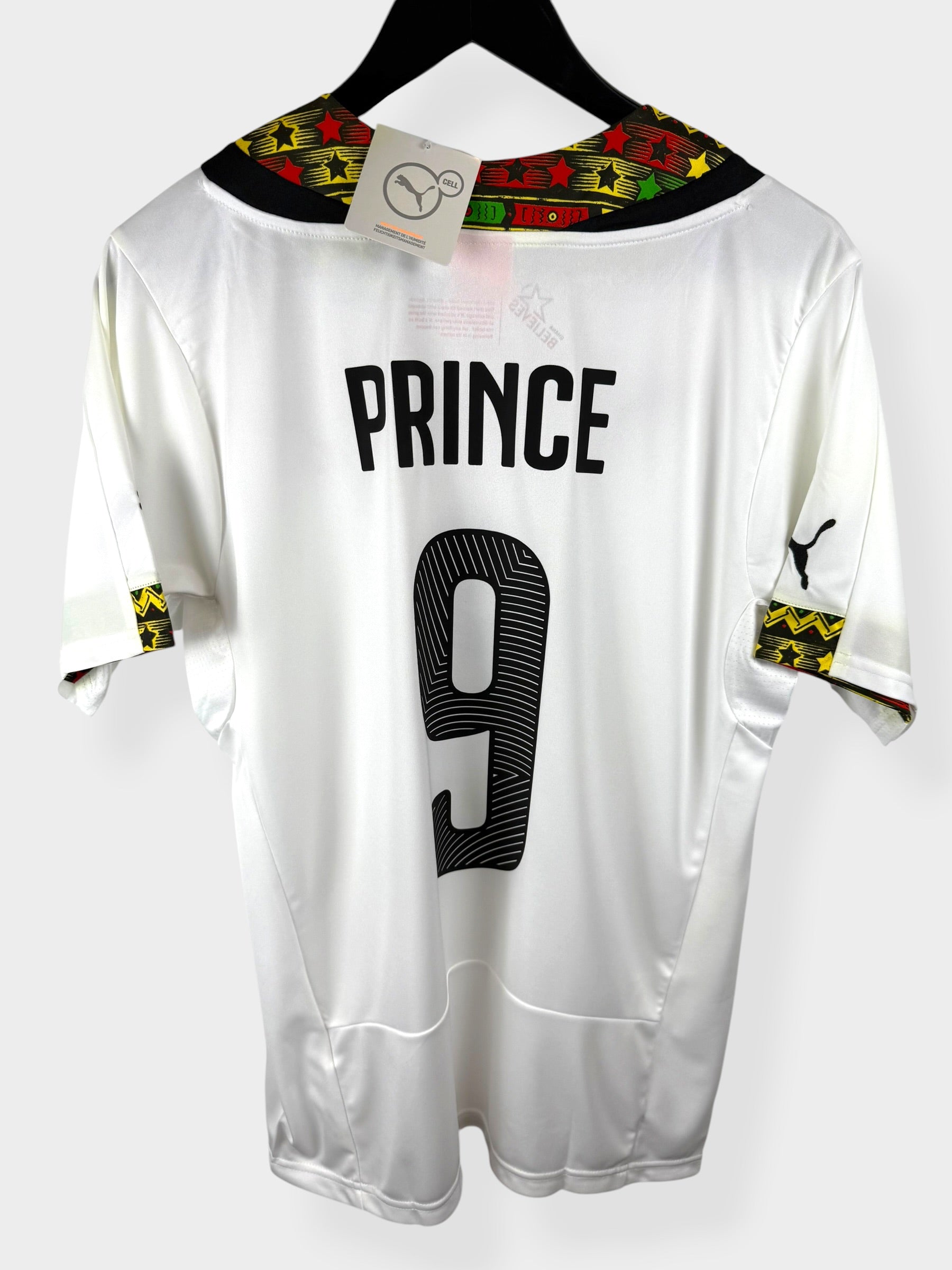 2014-15 GHANA HOME SHIRT BOATENG #9 M