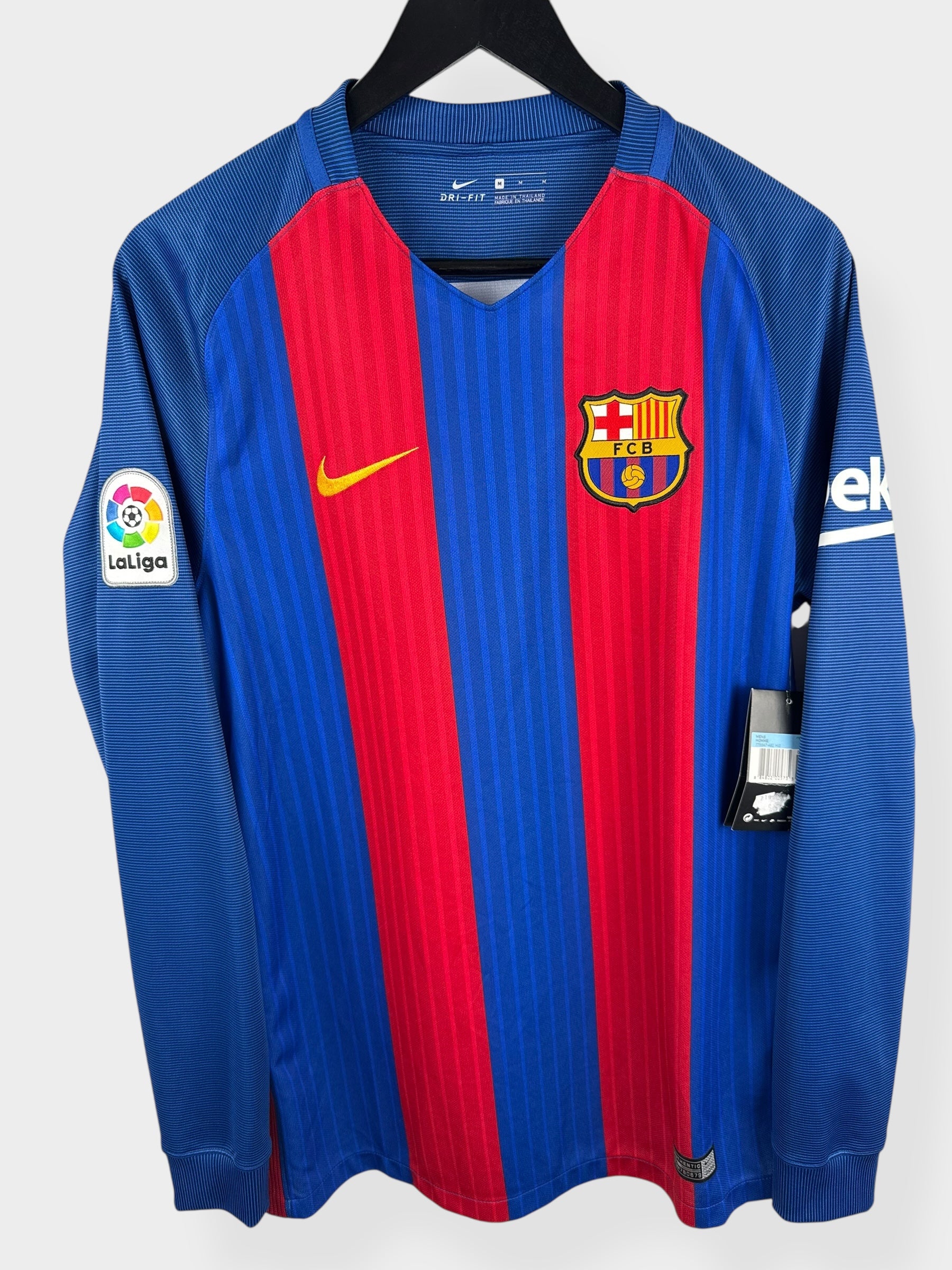2016-17 BARCELONA HOME SHIRT LS MESSI #10 M