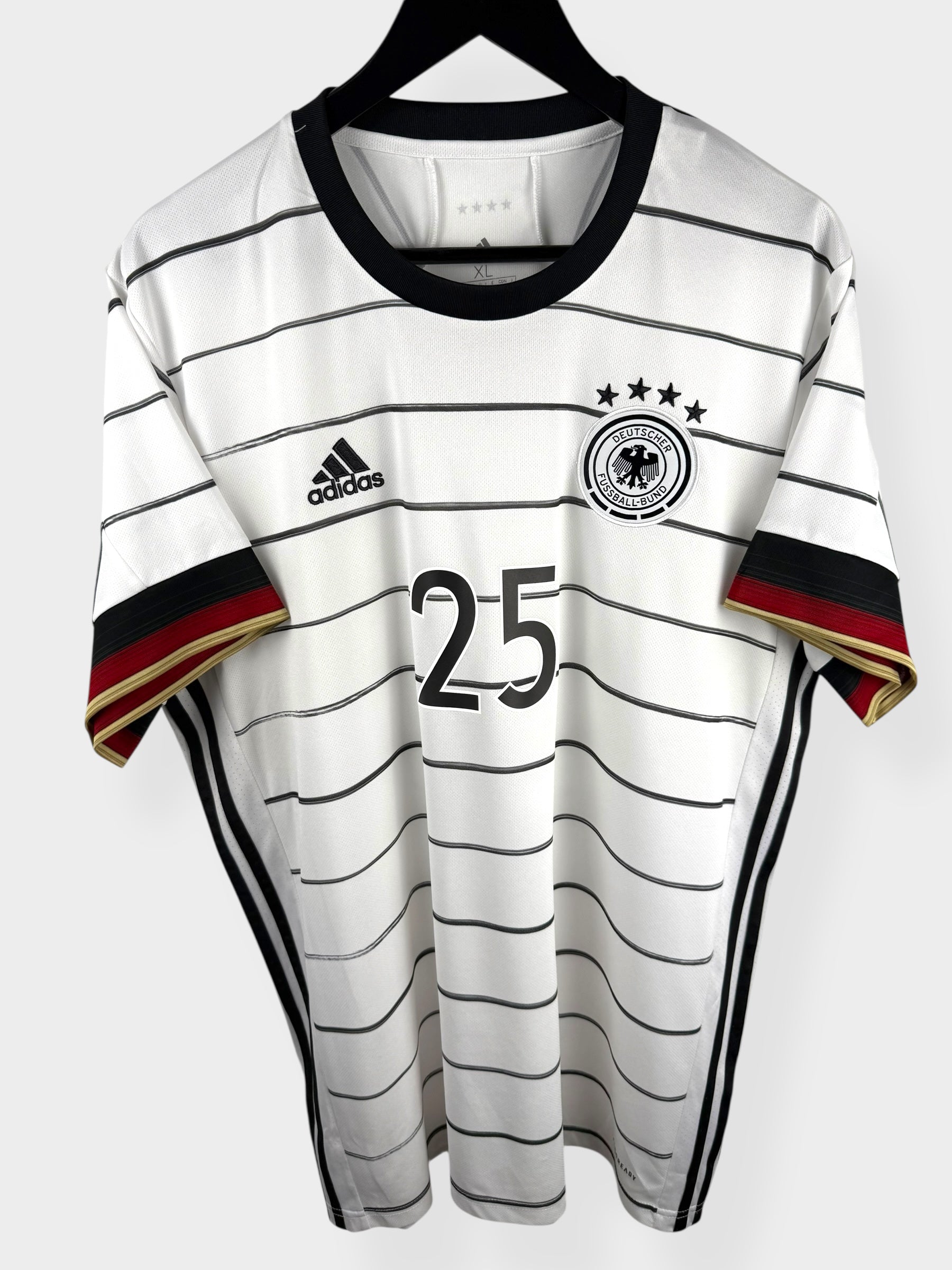 2020-21 GERMANY HOME SHIRT MULLER #25 XL - Authentic Football Club