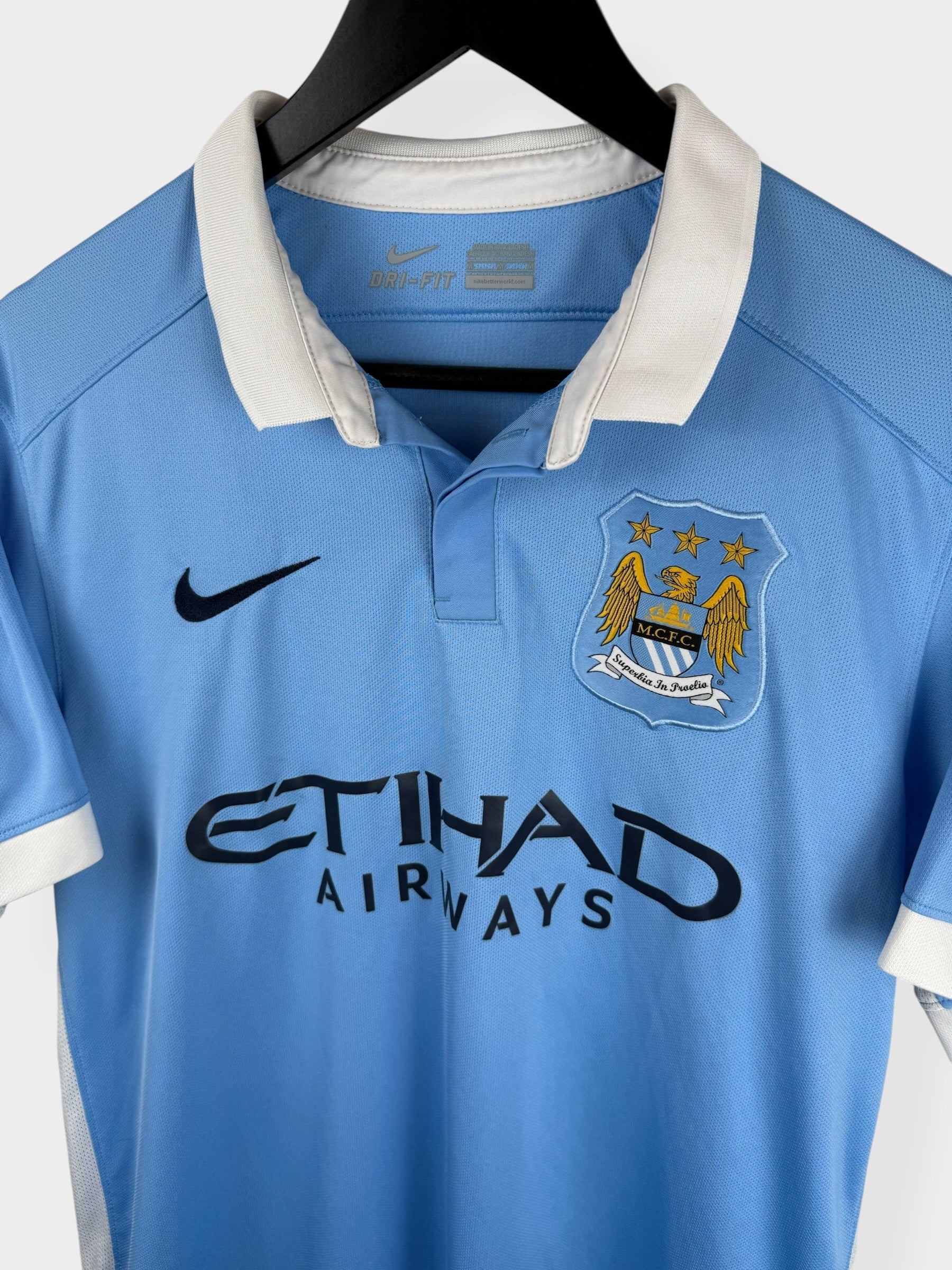 2015-16 MANCHESTER CITY HOME SHIRT SILVA #21 M