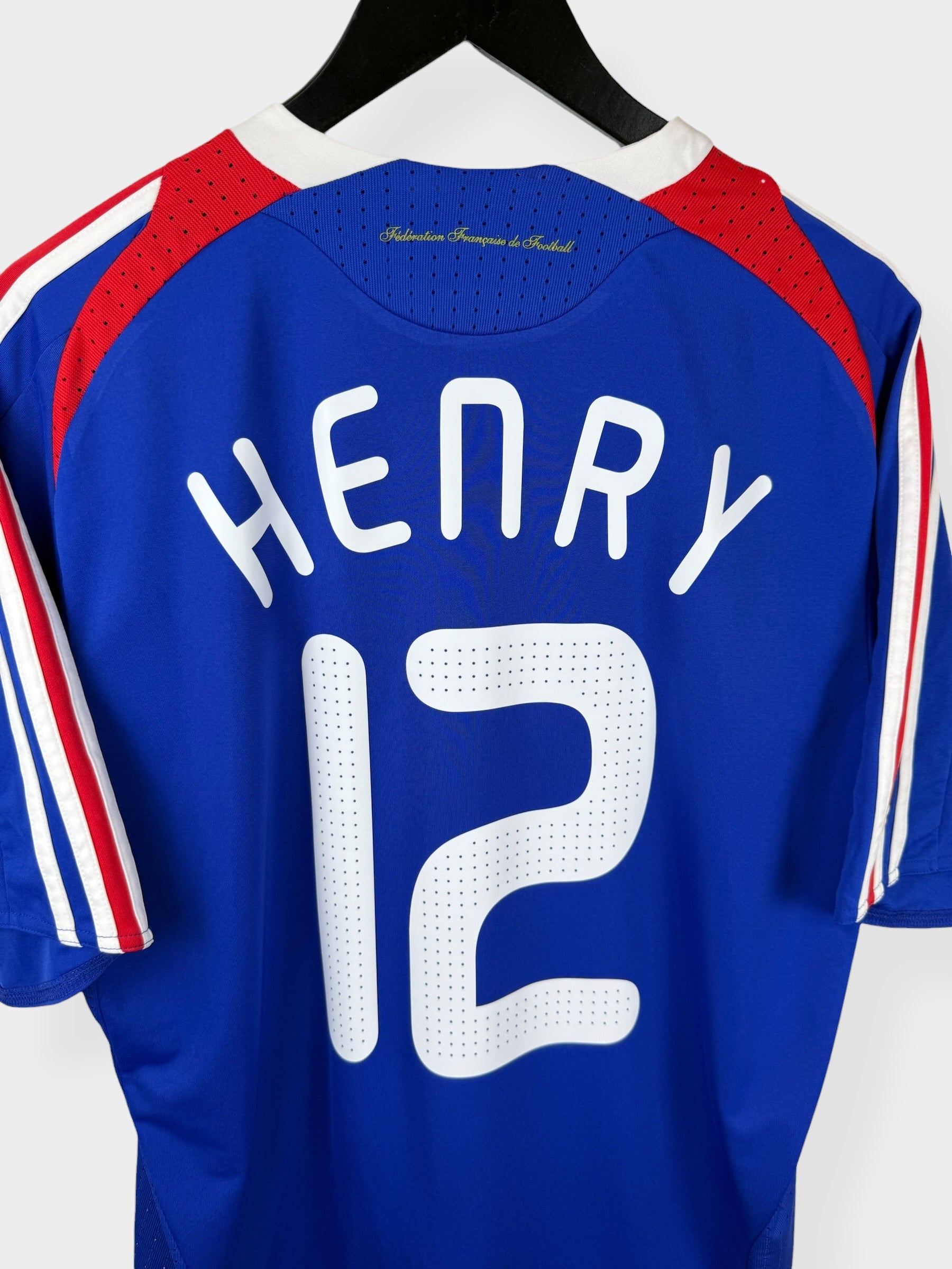 2007-08 FRANCE HOME SHIRT HENRY #12 L