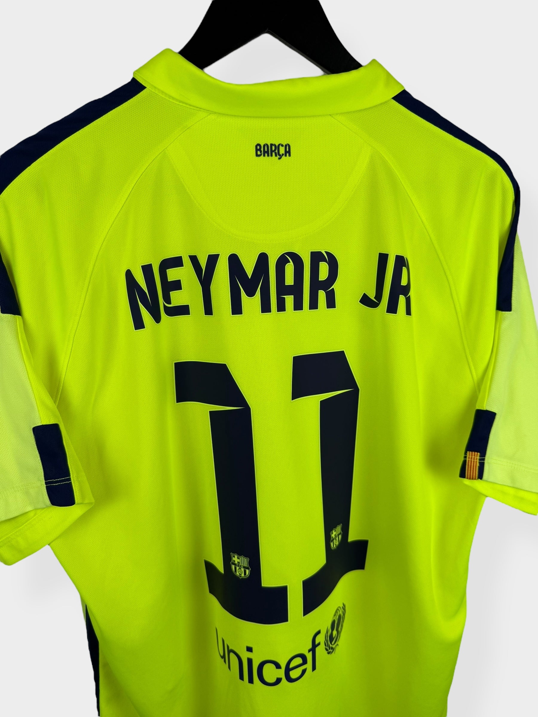 2014-15 BARCELONA THIRD SHIRT NEYMAR JR #11 XL