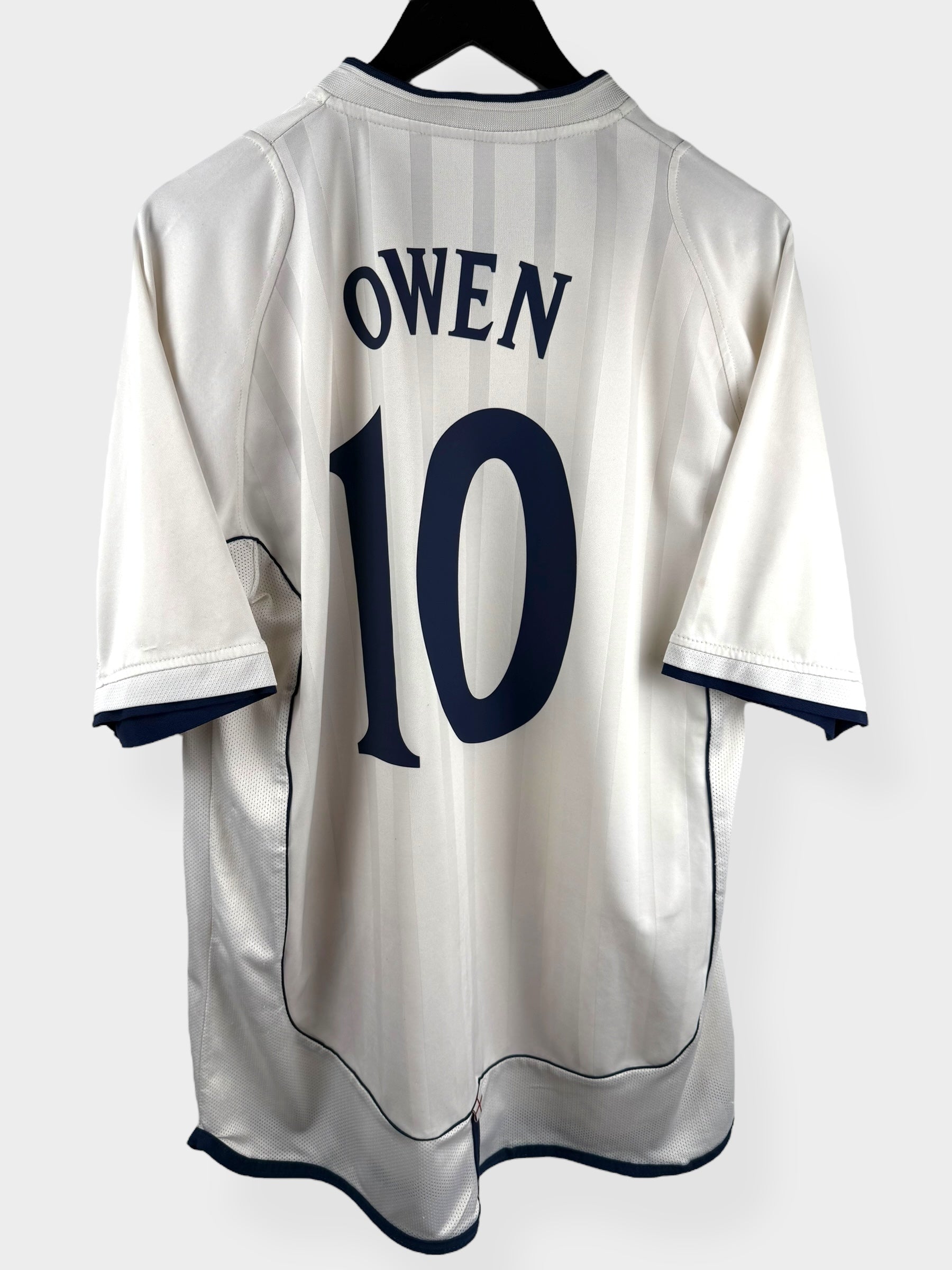 2001-03 ENGLAND HOME SHIRT OWEN #10 XL