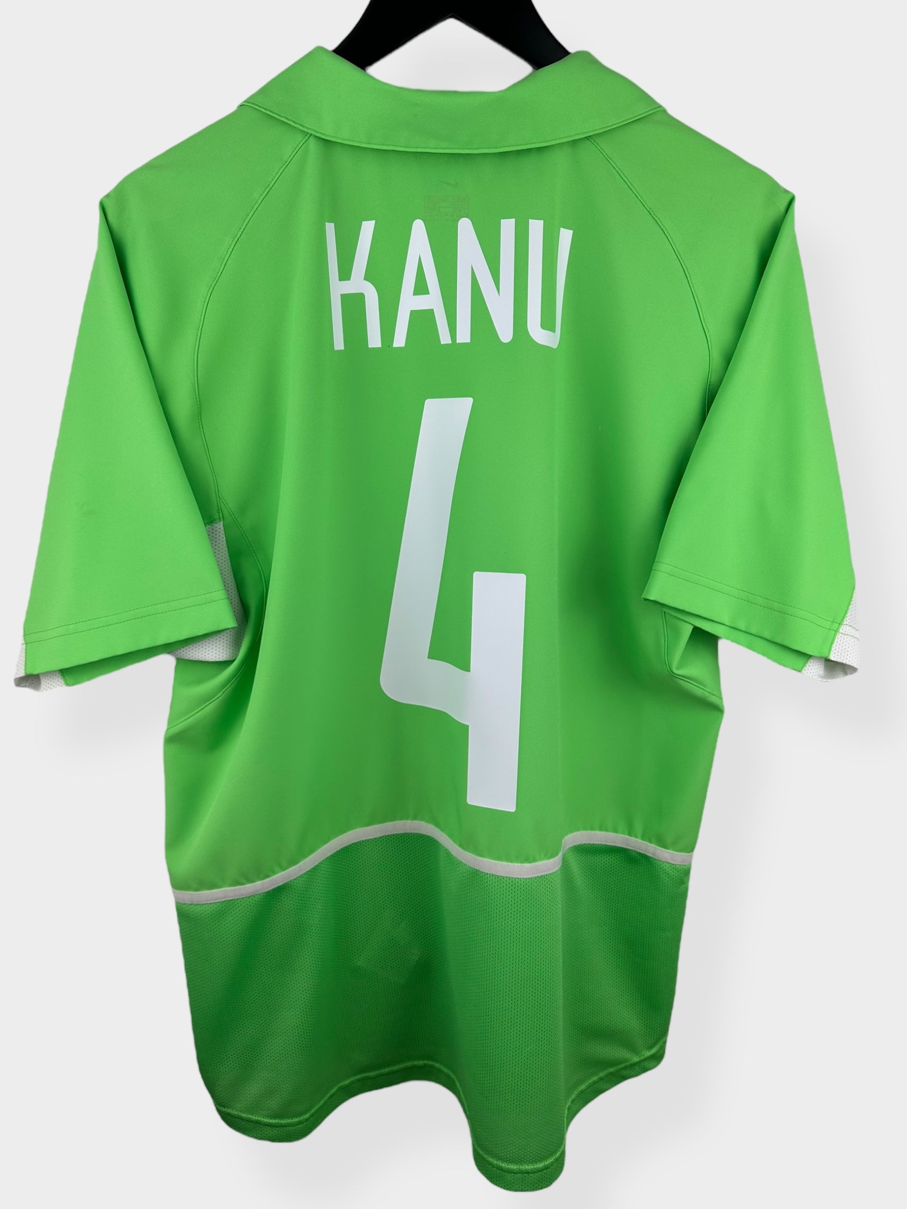 2002-04 NIGERIA HOME SHIRT KANU #4 M