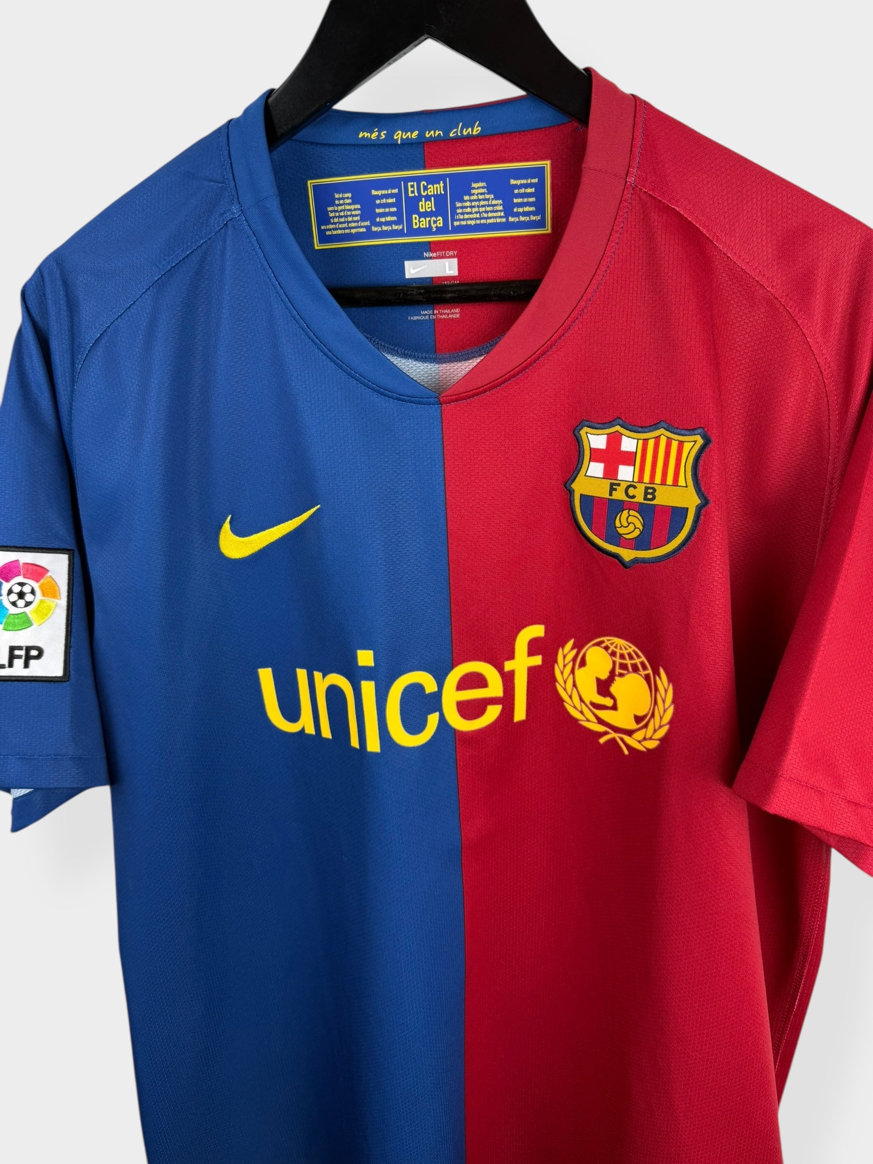 2008-09 BARCELONA HOME SHIRT MESSI #10 L - Authentic Football Club