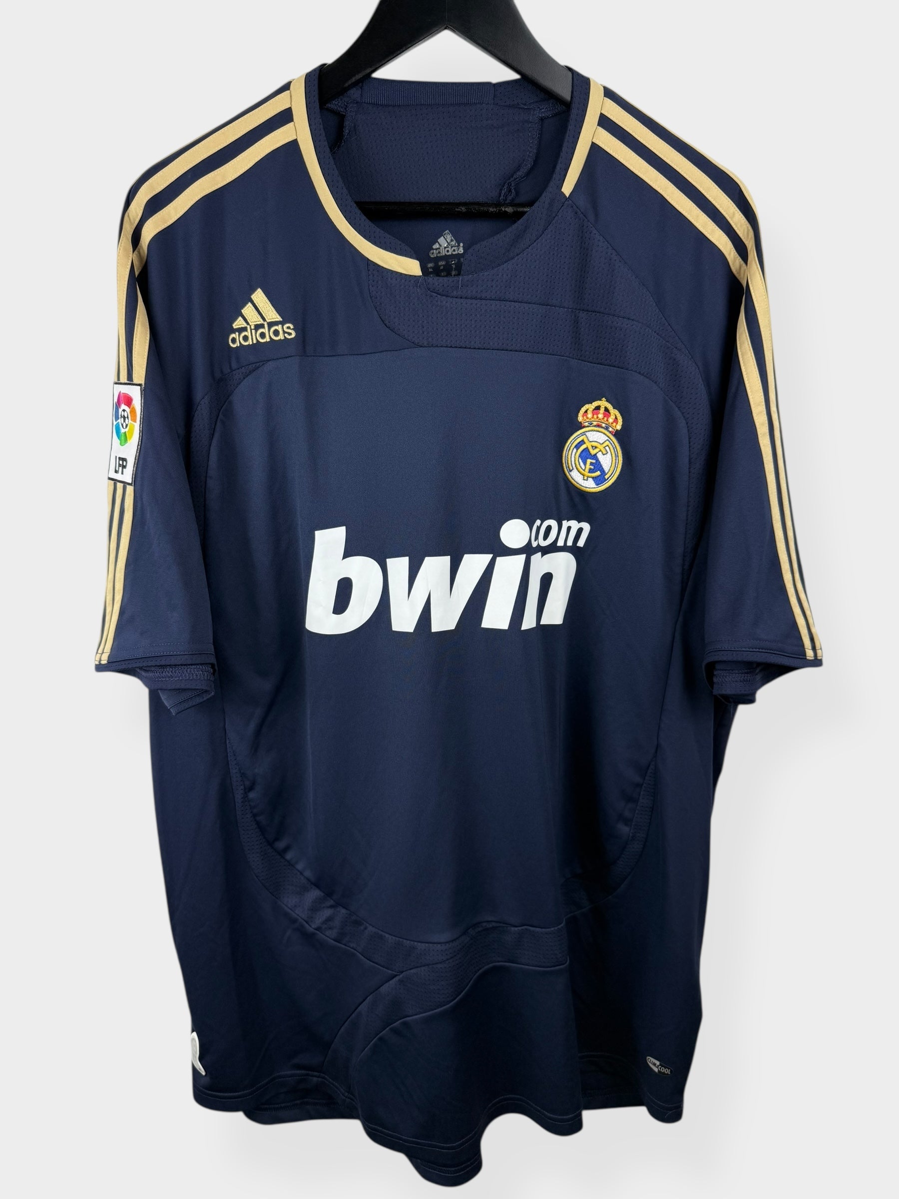 2007-08 REAL MADRID AWAY SHIRT GUTI.HAZ #14 XL