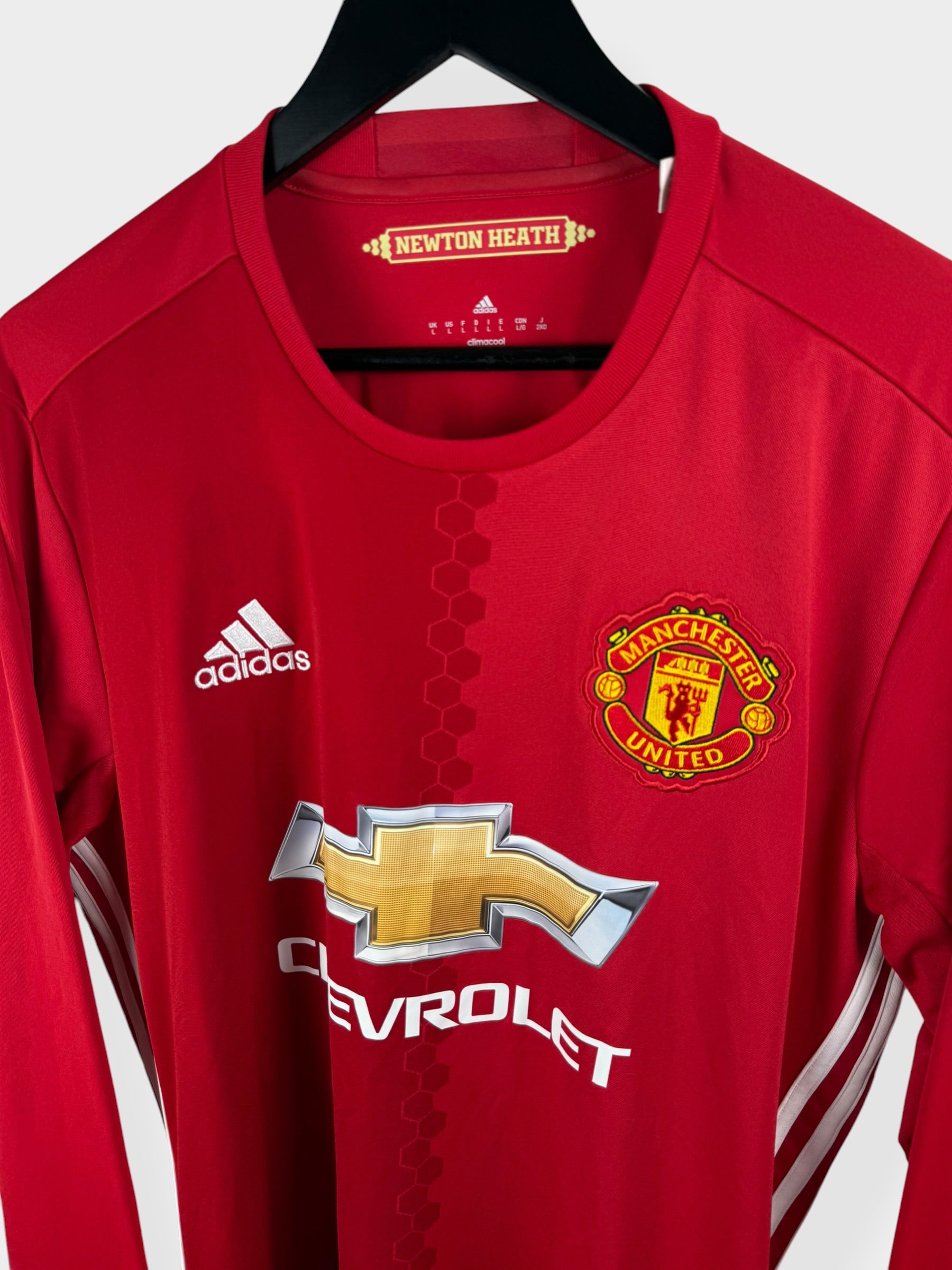2016-17 MANCHESTER UNITED HOME SHIRT LS ROONEY #10 L