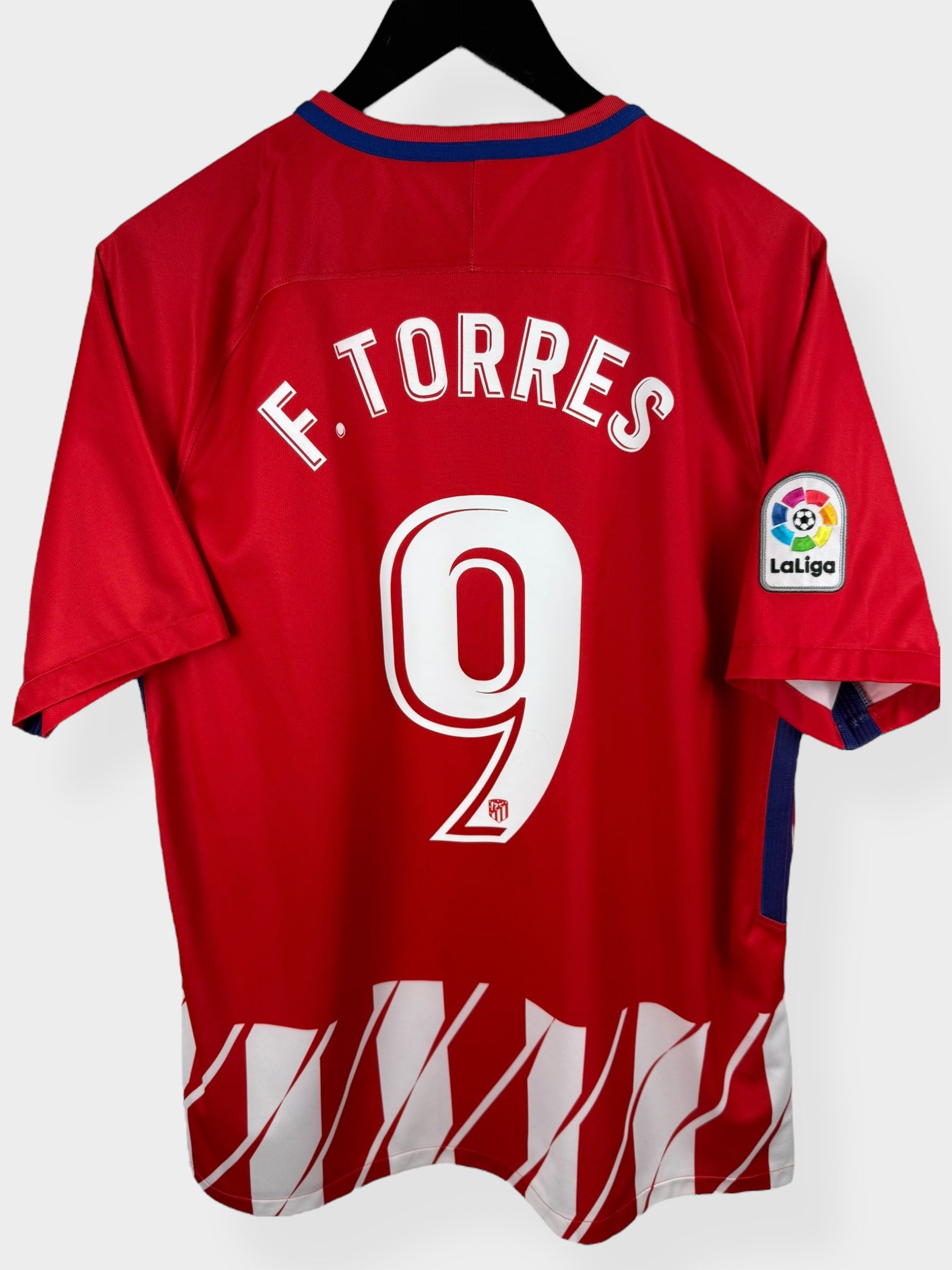 2017-18 ATLETICO MADRID HOME SHIRT TORRES #9 L