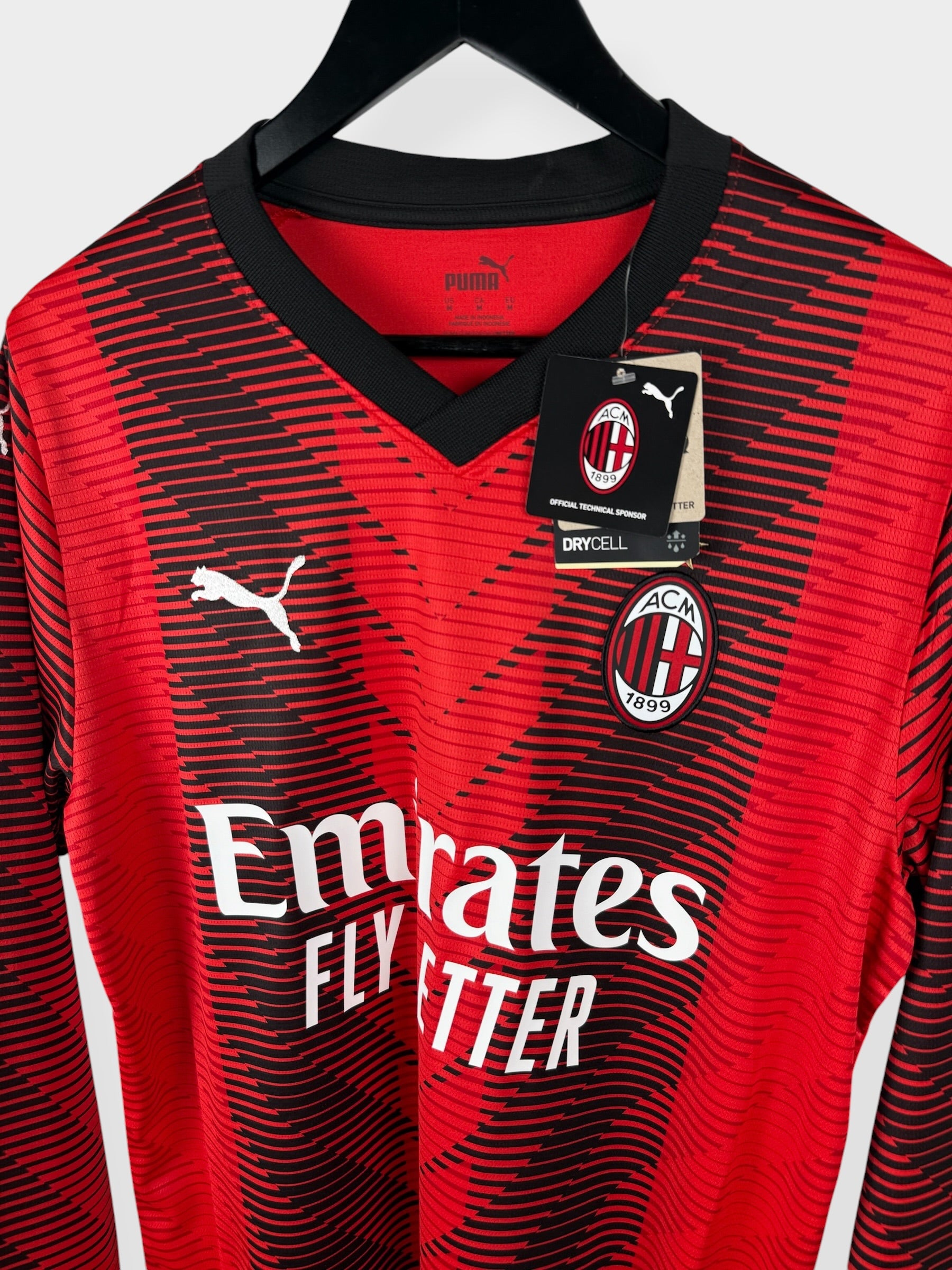 2023-24 AC MILAN THUISSHIRT SPELERUITGAVE LS M