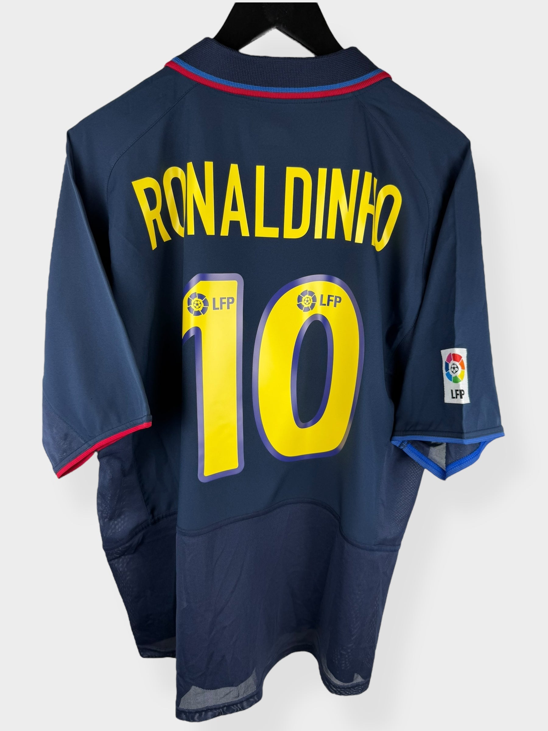 2003-04 BARCELONA THIRD SHIRT RONALDINHO #10 L