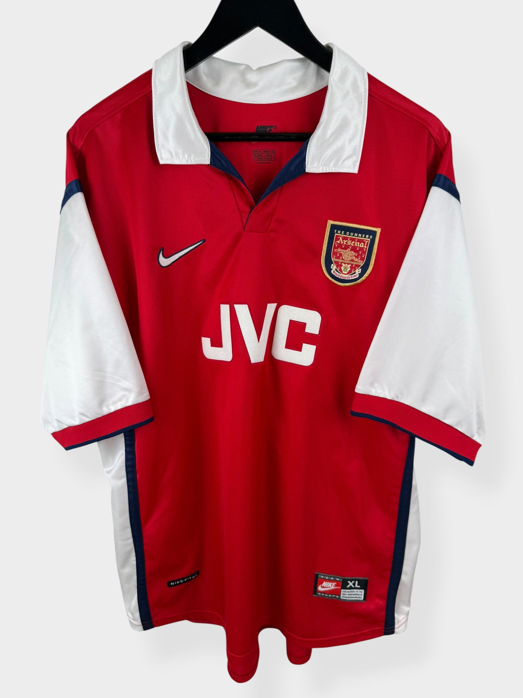 1998-99 ARSENAL HOME SHIRT HENRY #14 XL