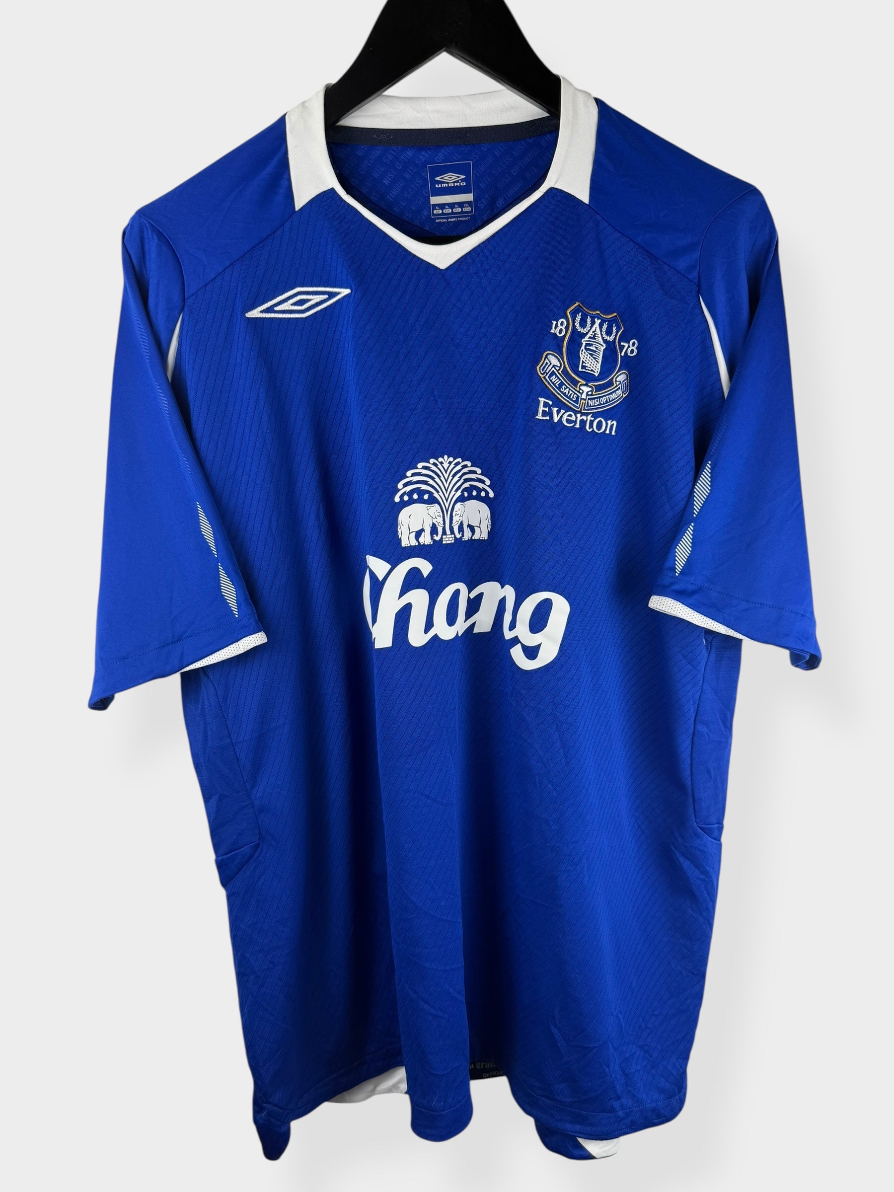 2008-09 EVERTON HOME SHIRT PIENAAR #20 XL