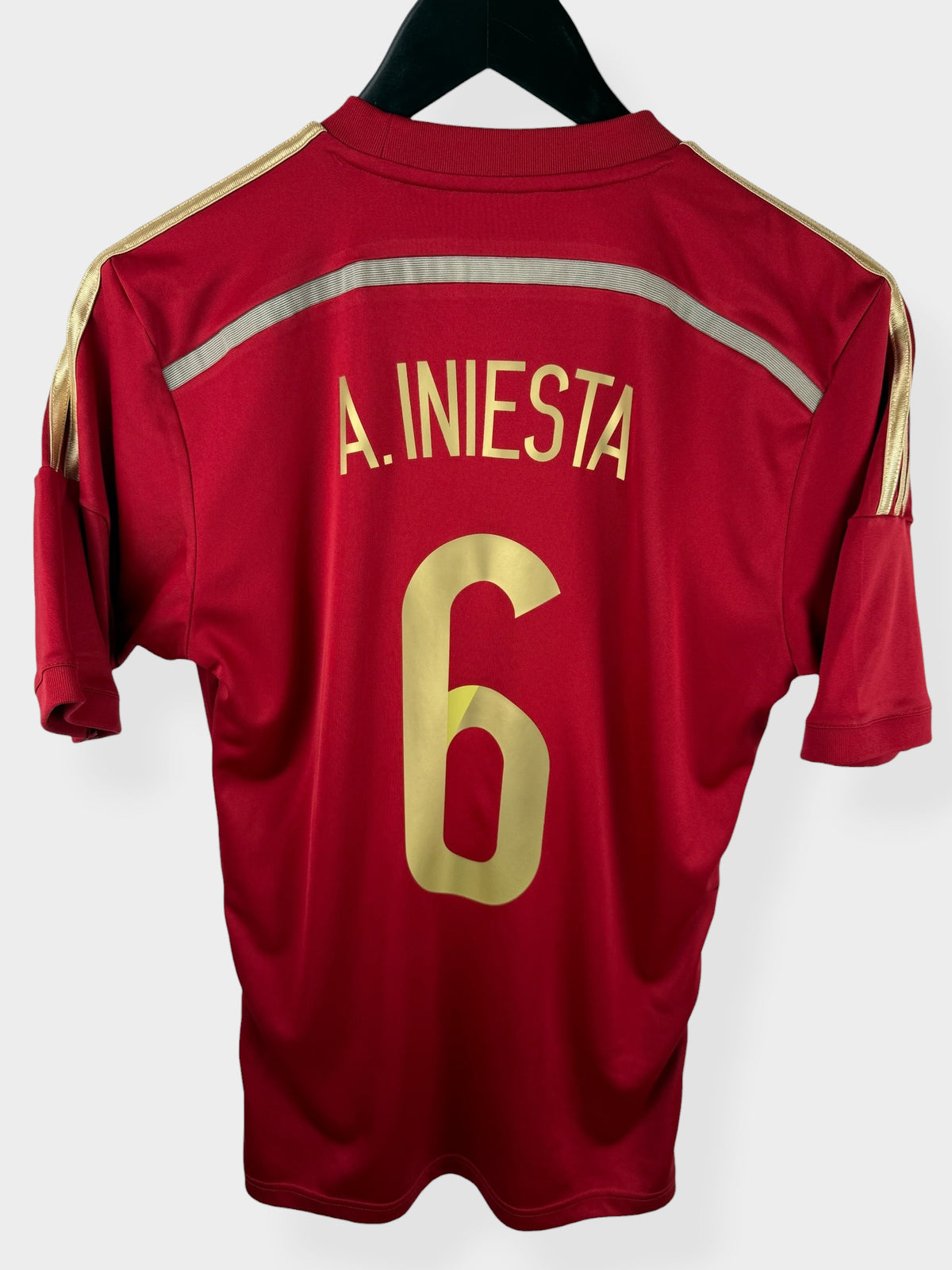 THUISSHIRT SPANJE 2014-15 INIESTA #6 S