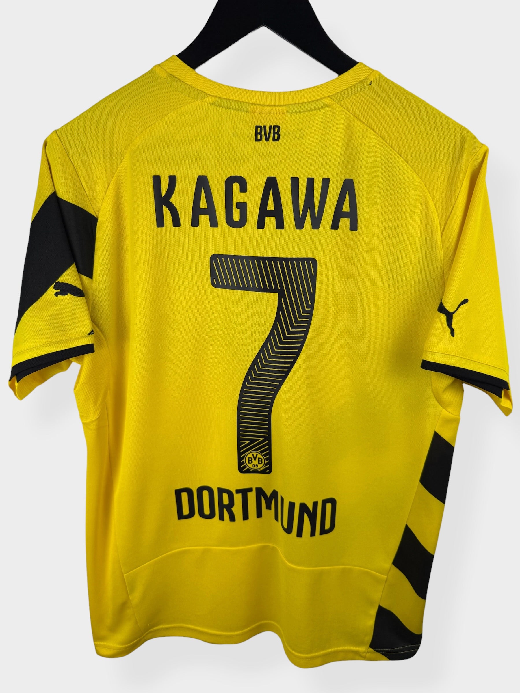 2014-15 BORUSSIA DORTMUND HOME SHIRT KAGAWA #7 M