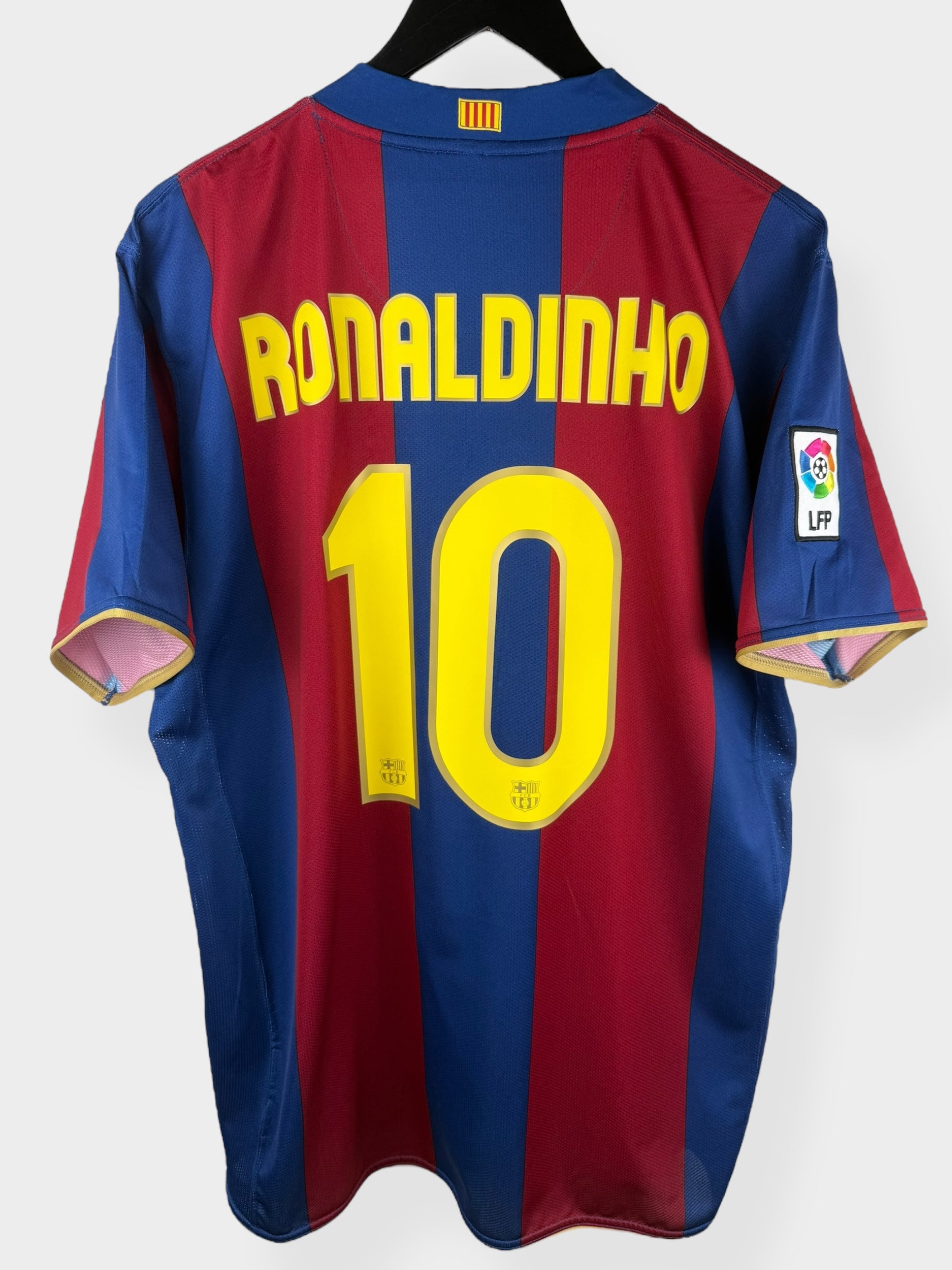 2007-08 BARCELONA HEIMTRIKOT RONALDINHO #10 XL