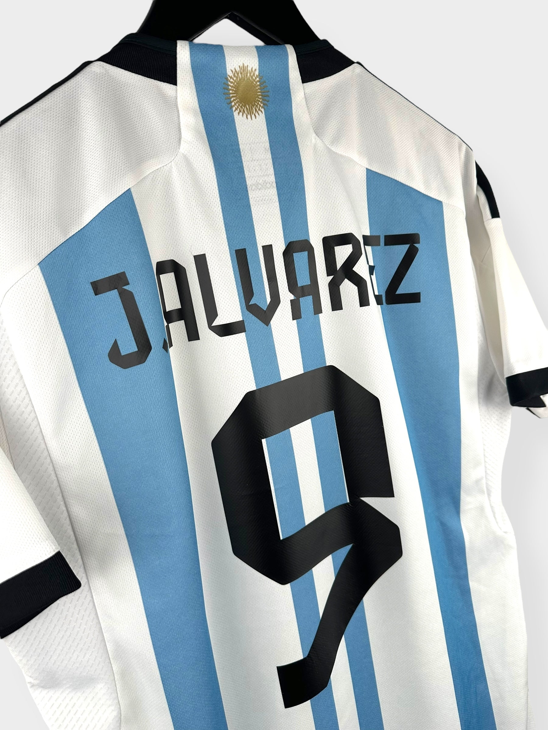 2022-23 ARGENTINA HOME SHIRT ALVAREZ #9 M