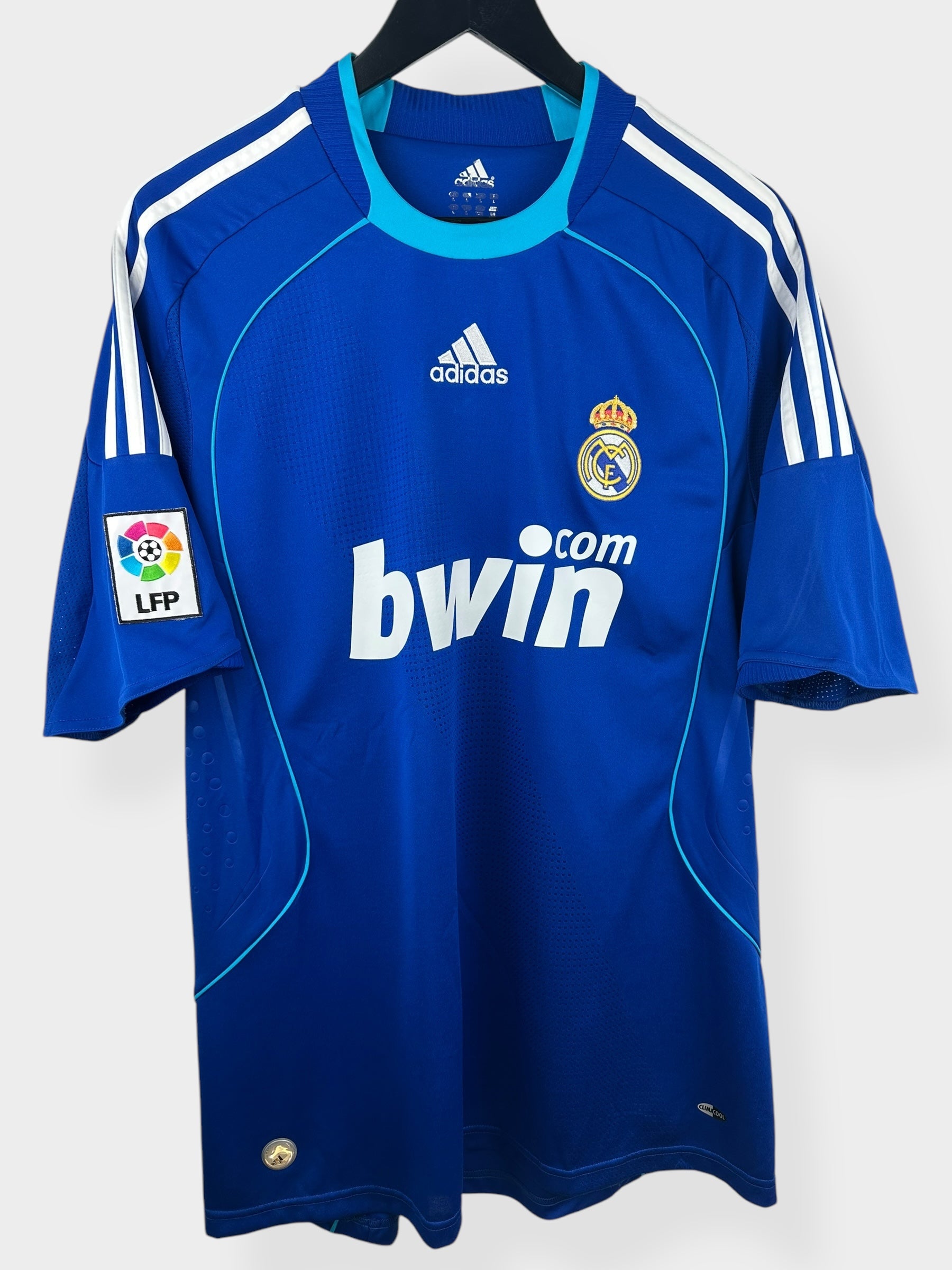 2008-09 REAL MADRID AWAY SHIRT RAUL #7 L