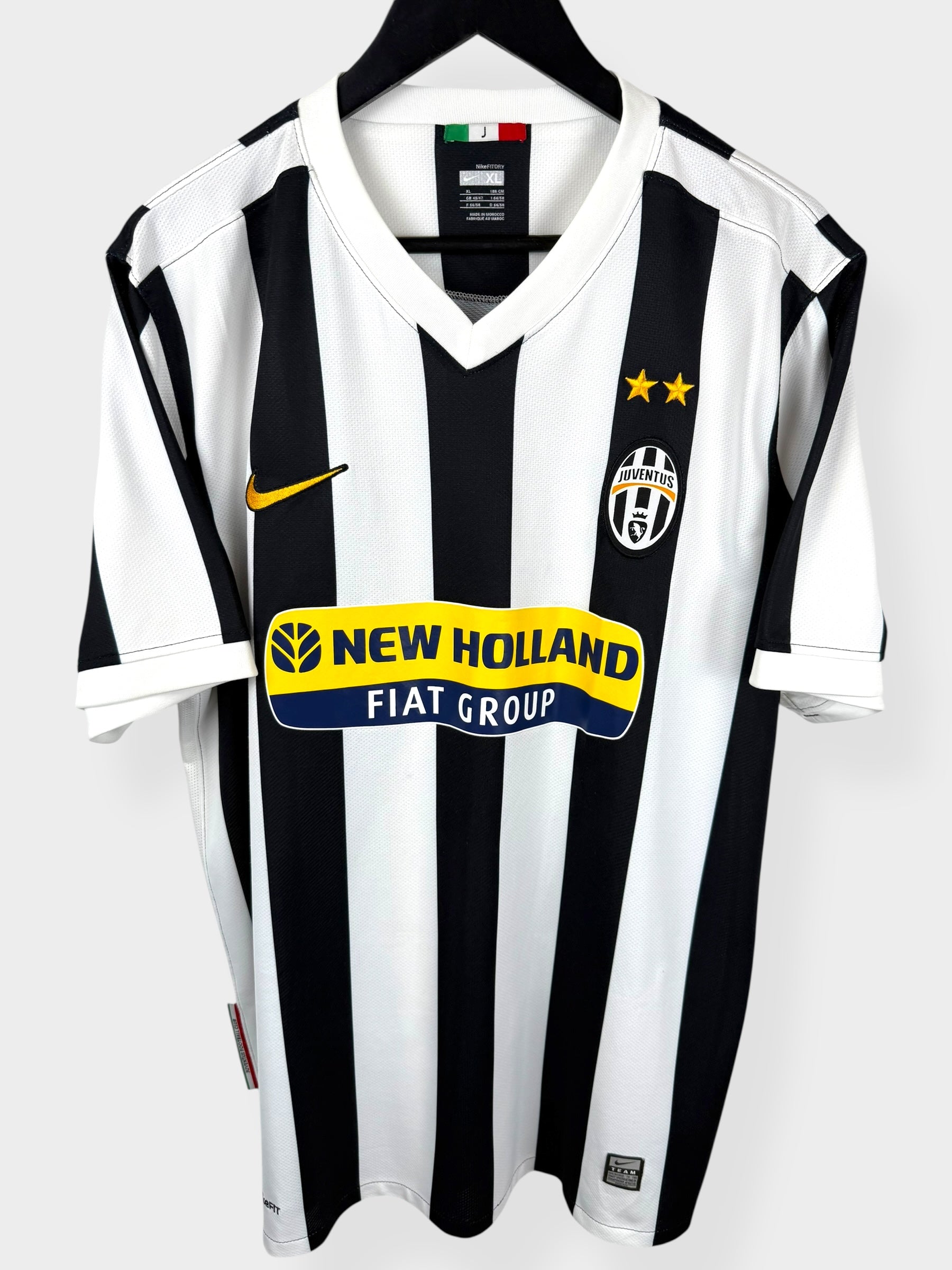 2009-10 JUVENTUS HOME SHIRT DEL PIERO #10 XL - Authentic Football Club