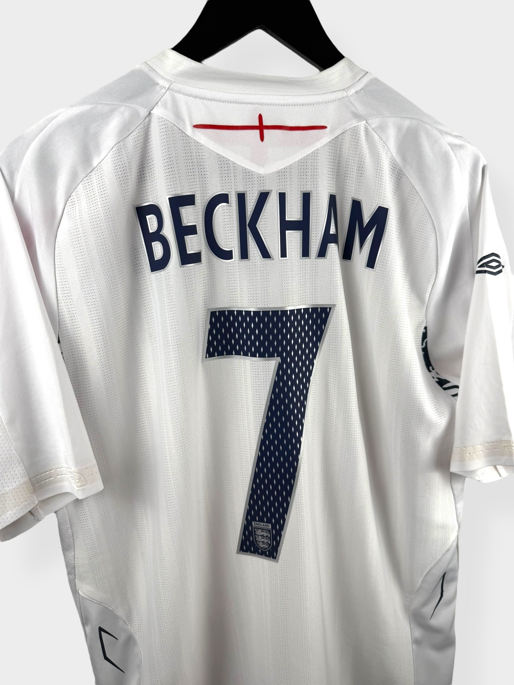 2007-09 ENGLAND HEIMTRIKOT BECKHAM #7 L